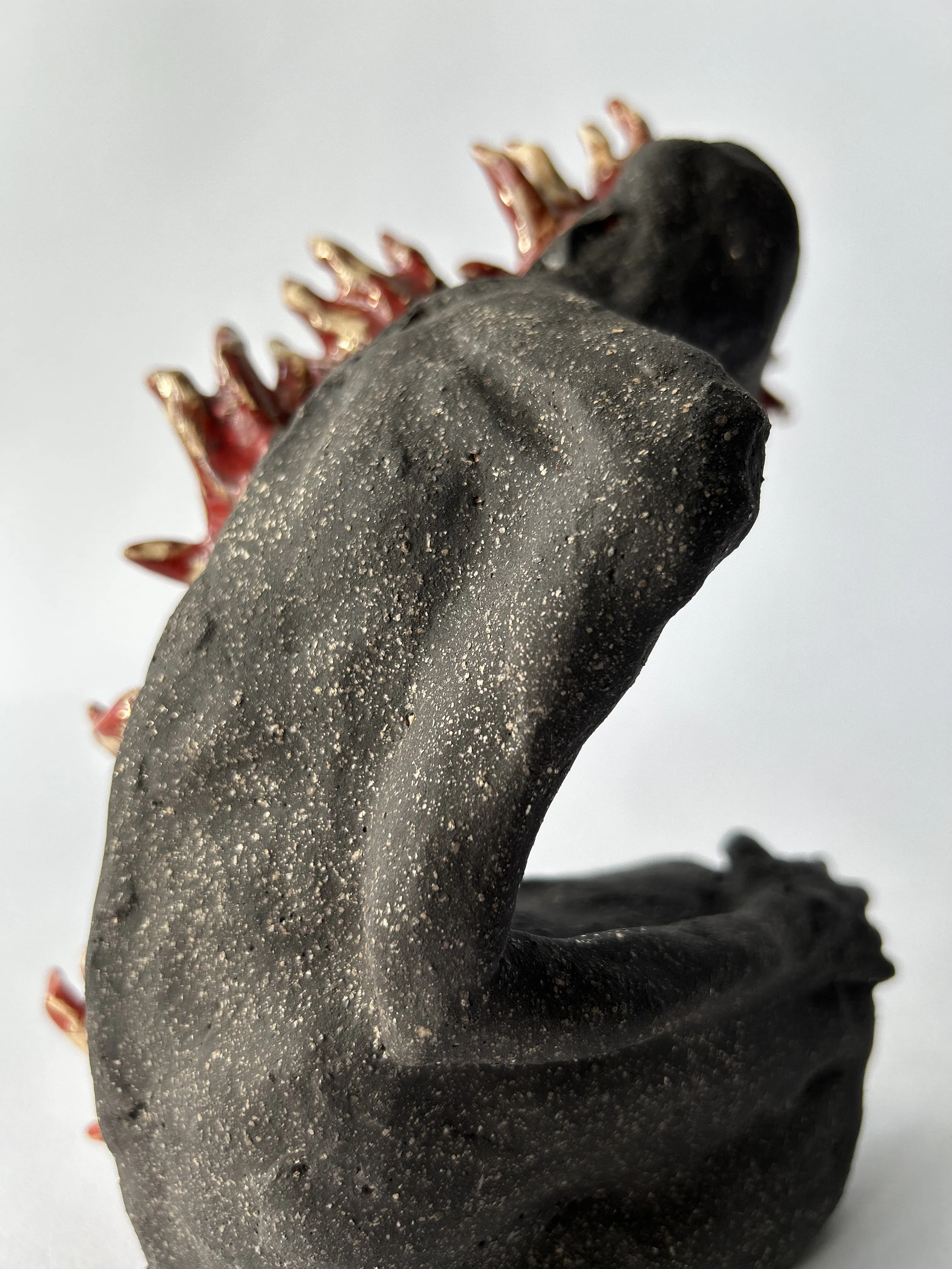 Image of Connection by VITALIY KRASUTSKIY, made of Chamotte clay, glazes, Sculpture medium, from Lviv, part of the Series 1 series Photo 4 of 5.