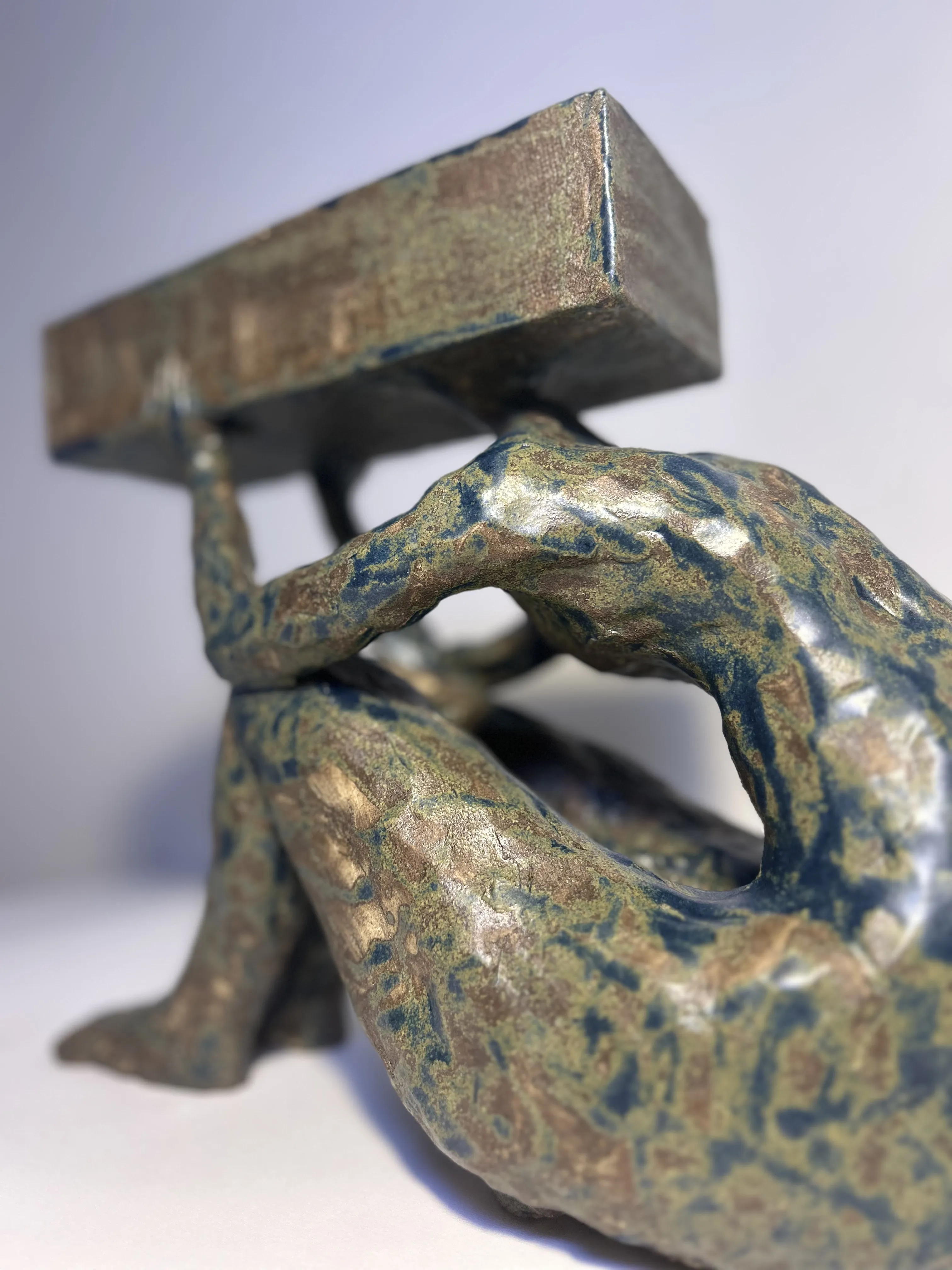 Image of Box by VITALIY KRASUTSKIY, made of Chamotte clay, glazes, Sculpture medium, from Lviv, part of the Series 1 series Photo 5 of 6.