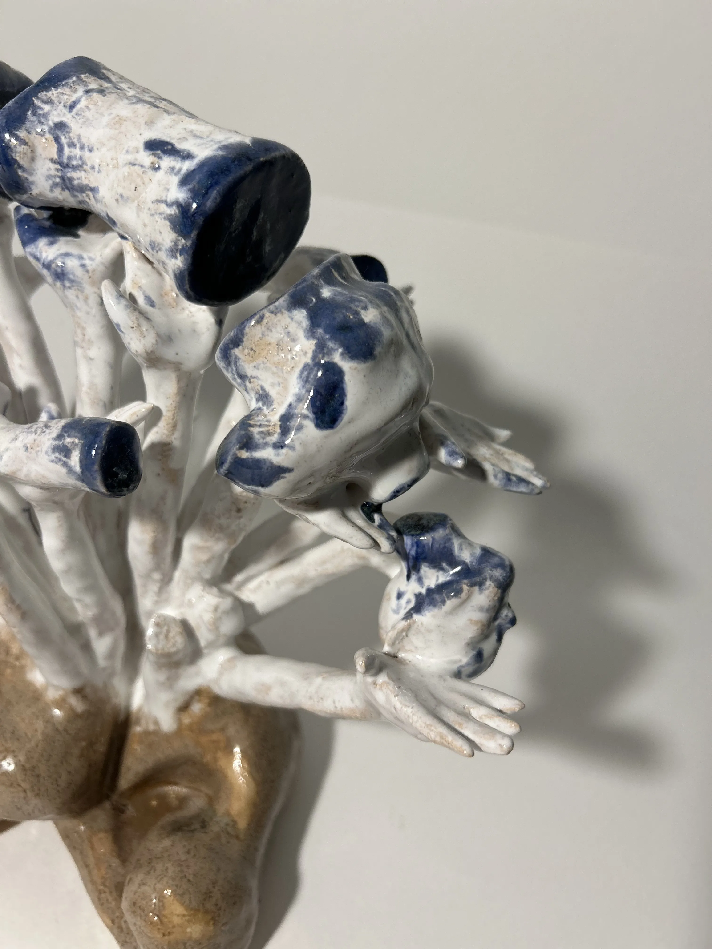 Image of Soul by VITALIY KRASUTSKIY, size: 20х15х15, made of Chamotte clay, glazes, Sculpture medium, from Lviv, part of the Series 1 series Photo 2 of 7.