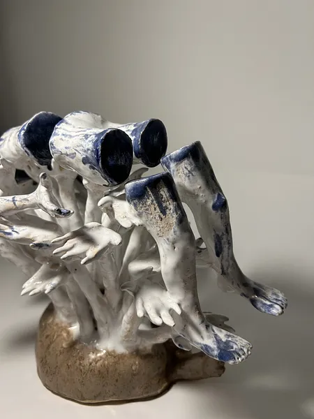 Image of Soul by VITALIY KRASUTSKIY, size: 20х15х15, made of Chamotte clay, glazes, Sculpture medium, from Lviv, part of the Series 1 series Photo 3 of 7.