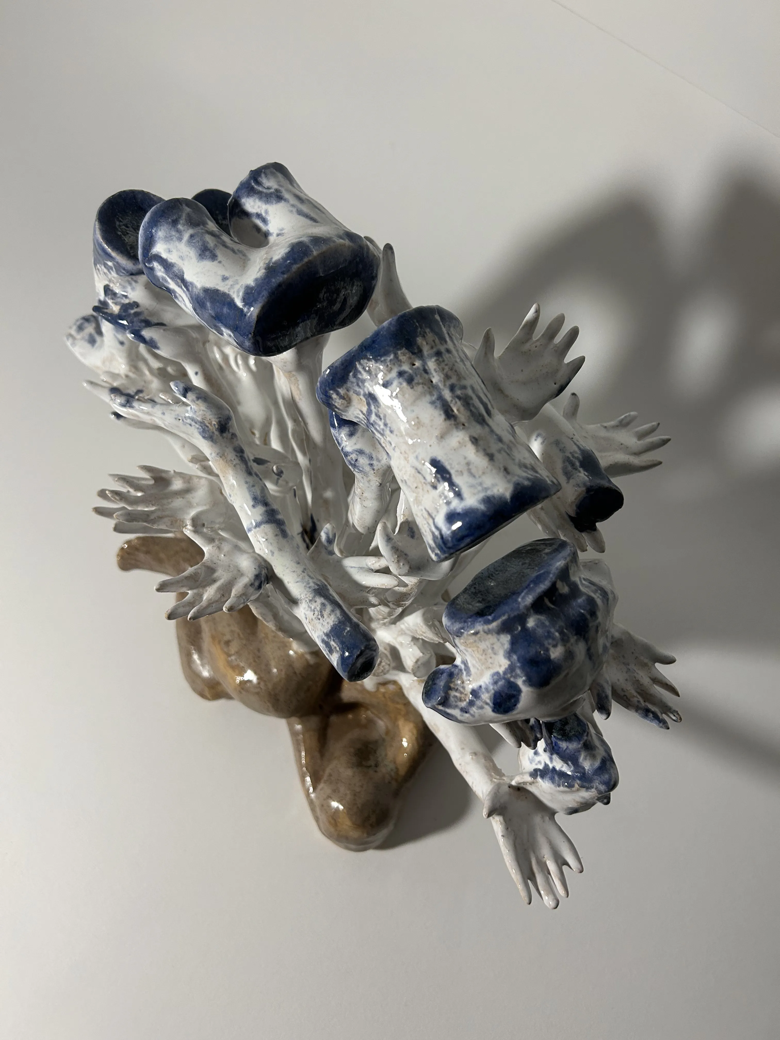 Image of Soul by VITALIY KRASUTSKIY, size: 20х15х15, made of Chamotte clay, glazes, Sculpture medium, from Lviv, part of the Series 1 series Photo 5 of 7.