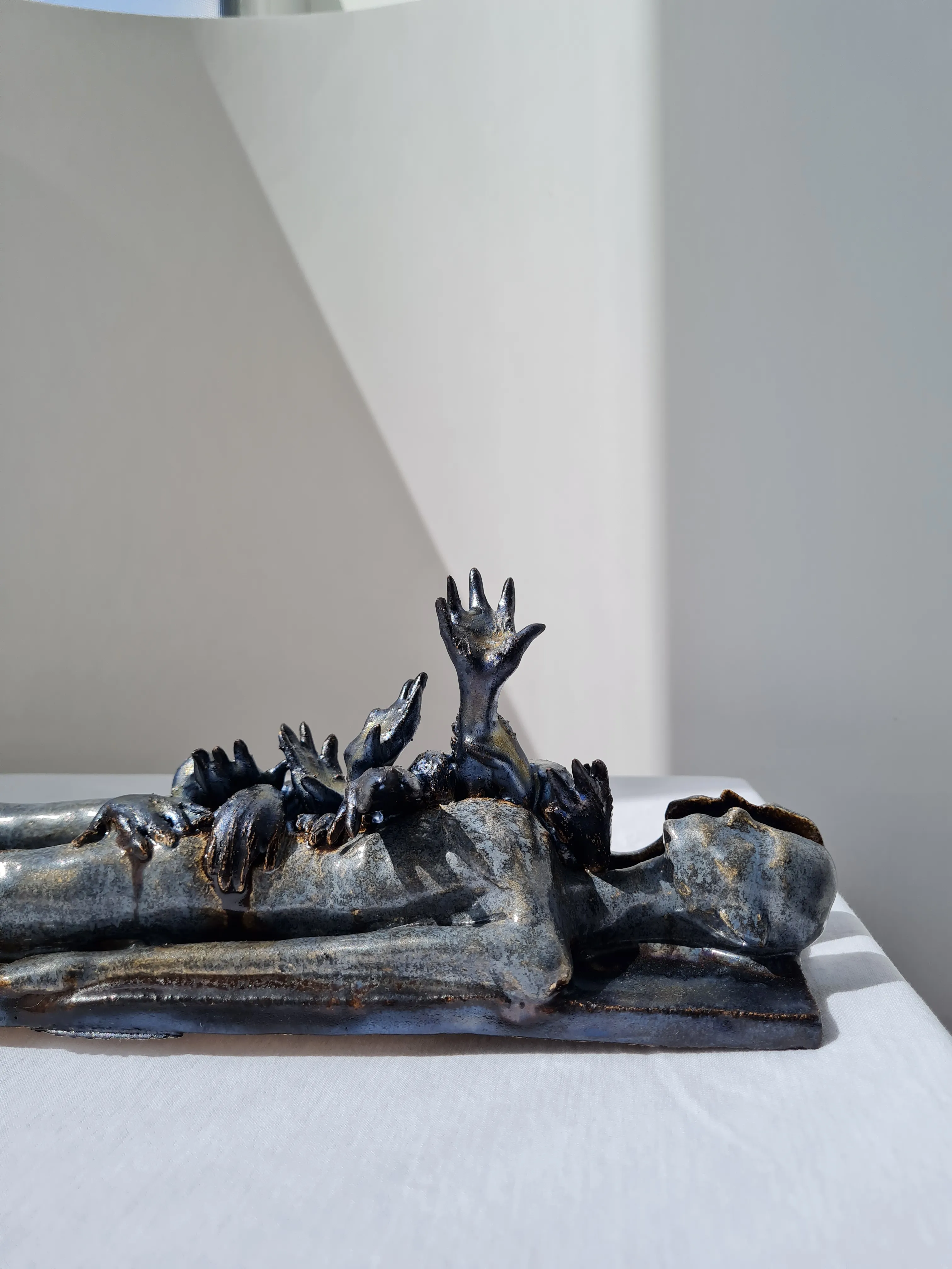 Image of Insomnia by VITALIY KRASUTSKIY, size: 35х25х17, Sculpture medium, from Lviv, part of the Series 1 series Photo 3 of 8.