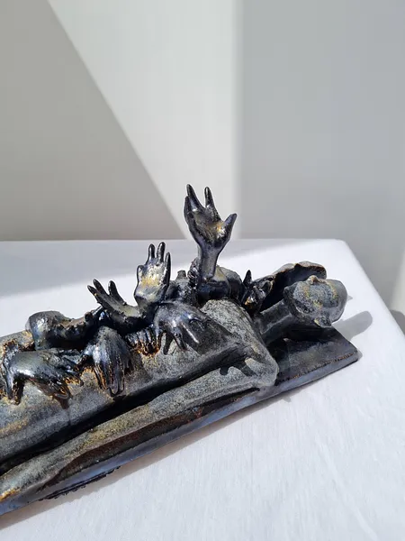 Image of Insomnia by VITALIY KRASUTSKIY, size: 35х25х17, Sculpture medium, from Lviv, part of the Series 1 series Photo 5 of 8.