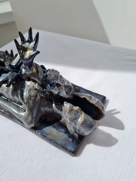 Image of Insomnia by VITALIY KRASUTSKIY, size: 35х25х17, Sculpture medium, from Lviv, part of the Series 1 series Photo 7 of 8.