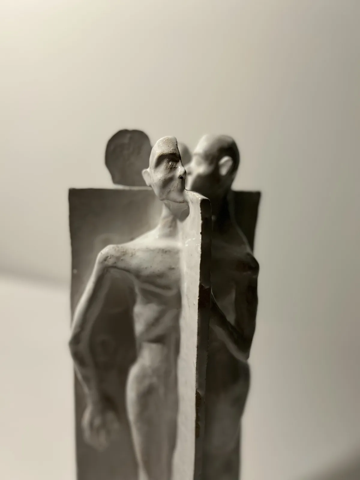 Image of Cycle of Indifference by VITALIY KRASUTSKIY, made of Chamotte clay, glazes, Sculpture medium, from Lviv, part of the Series 1 series Photo 2 of 5.