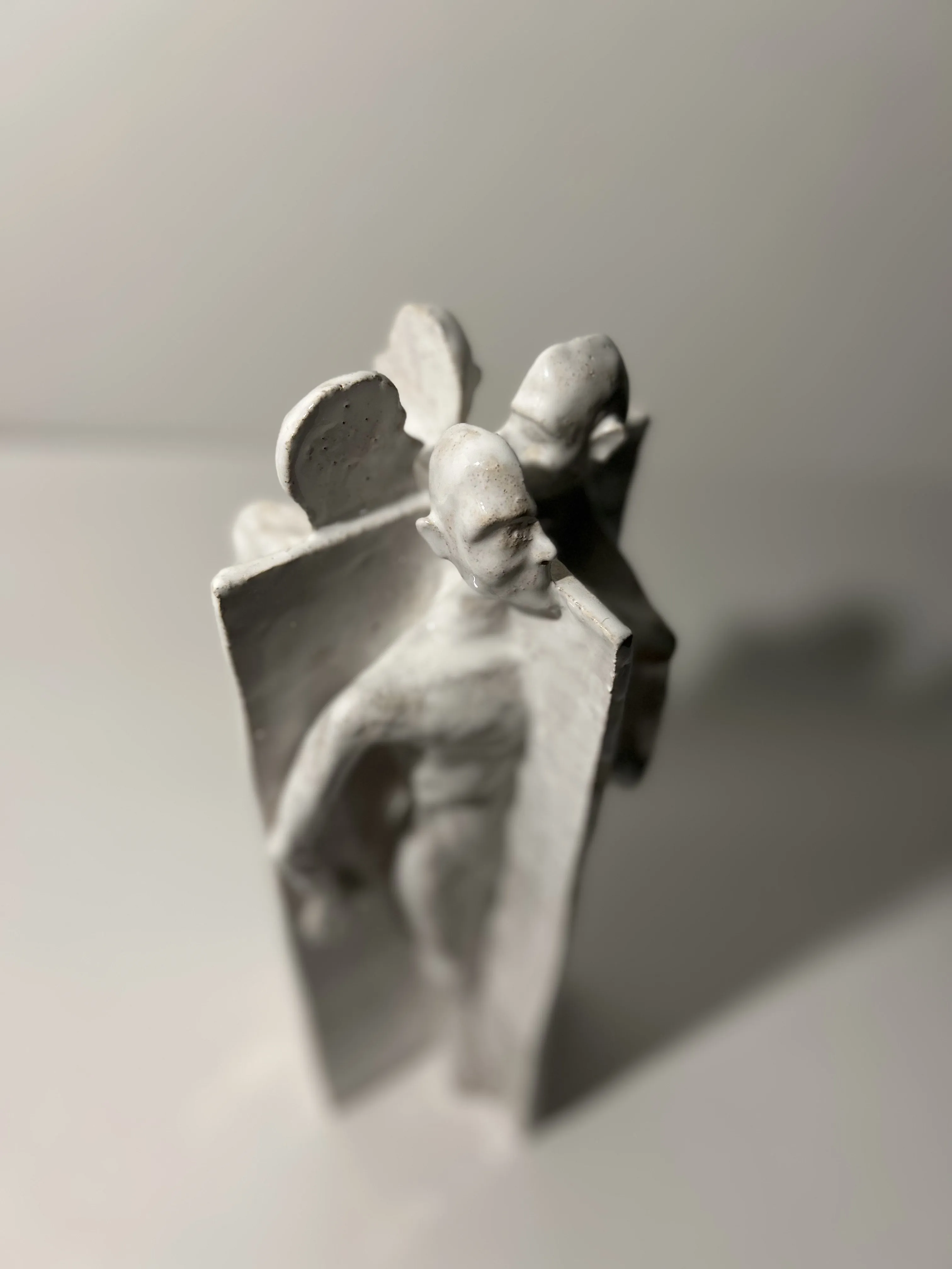 Image of Cycle of Indifference by VITALIY KRASUTSKIY, size: 40х15х15, made of Chamotte clay, glazes, Sculpture medium, from Lviv, part of the Series 1 series Photo 3 of 5.