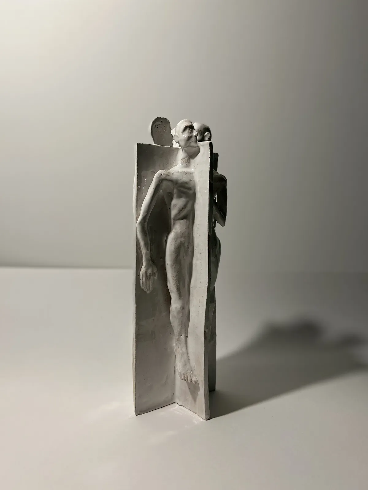 Image of Cycle of Indifference by VITALIY KRASUTSKIY, made of Chamotte clay, glazes, Sculpture medium, from Lviv, part of the Series 1 series Photo 4 of 5.