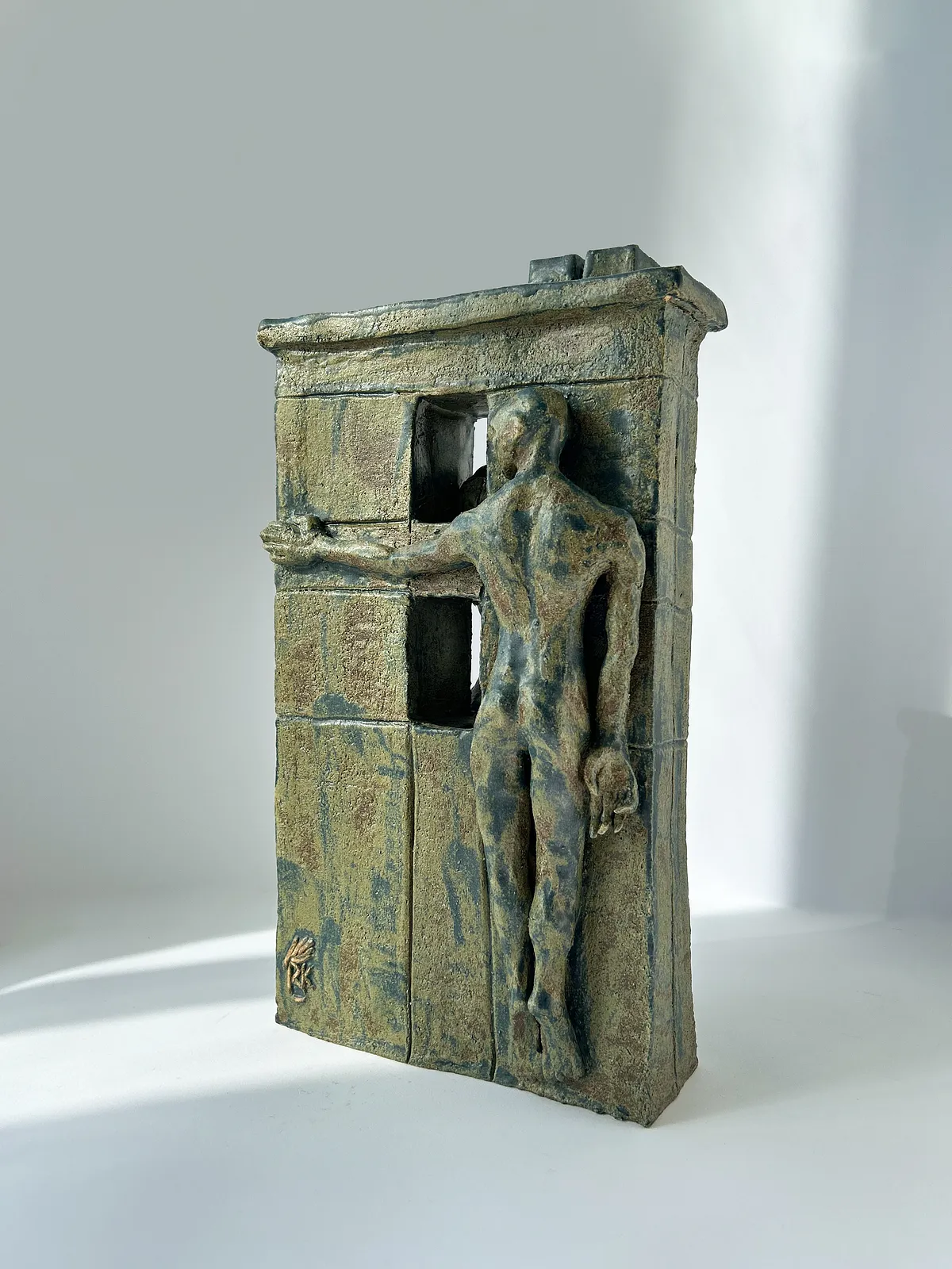 Image of Wall by VITALIY KRASUTSKIY, made of Chamotte clay, glazes, Sculpture medium, from Lviv, part of the Series 1 series Photo 5 of 9.