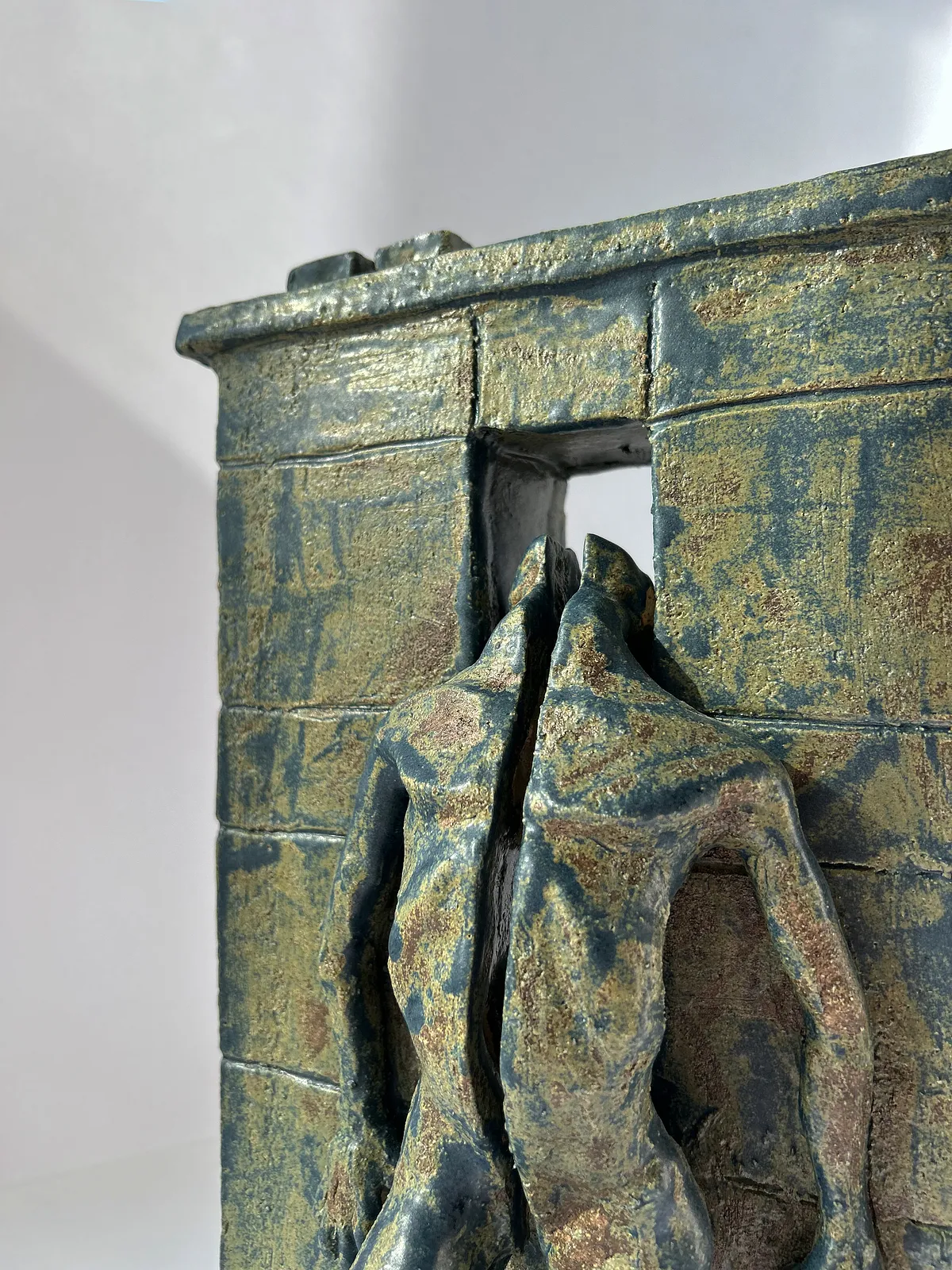 Image of Wall by VITALIY KRASUTSKIY, made of Chamotte clay, glazes, Sculpture medium, from Lviv, part of the Series 1 series Photo 7 of 9.