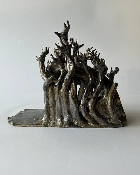 Image of Каяття by VITALIY KRASUTSKIY, size: 20х15х15, Sculpture medium, part of the Series 1 series, priced at $400 Photo 2 of 9.