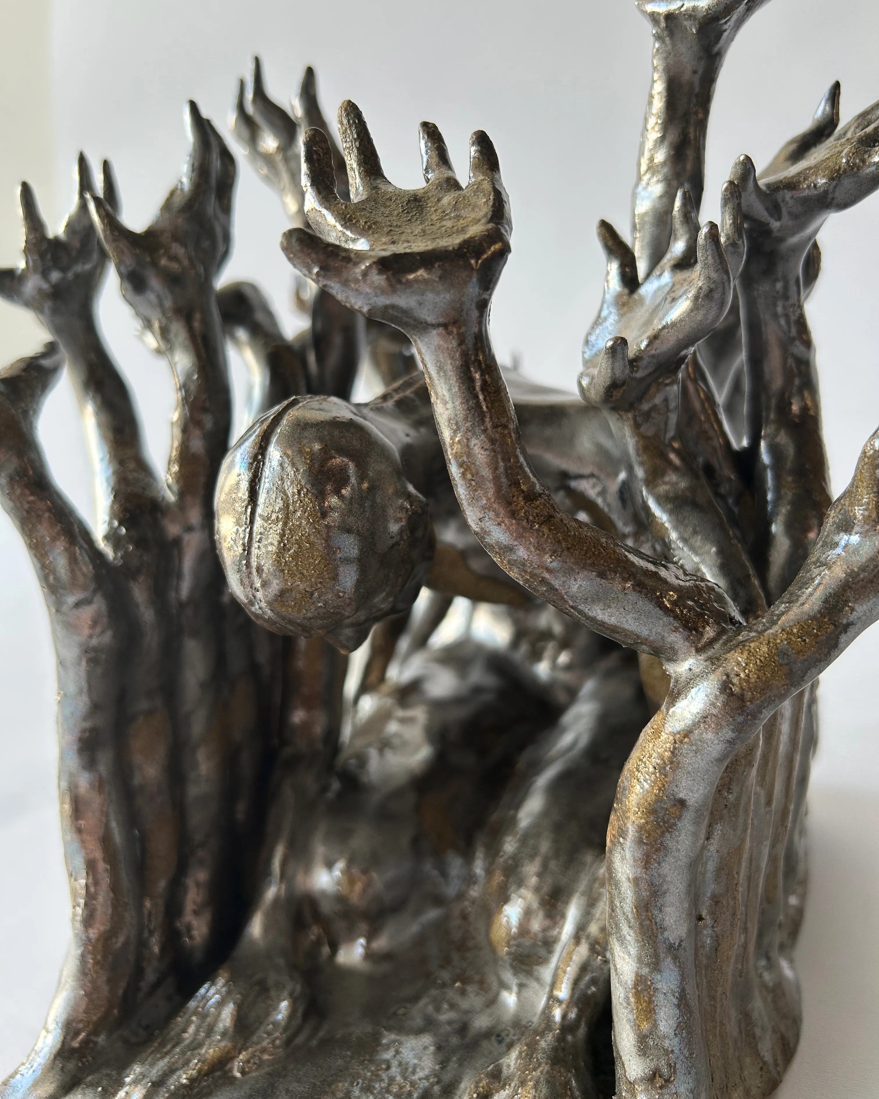 Image of Repentance by VITALIY KRASUTSKIY, made of Chamotte clay, glazes, Sculpture medium, part of the Series 1 series, priced at €400 (≈ 20,708 грн) Photo 7 of 9.