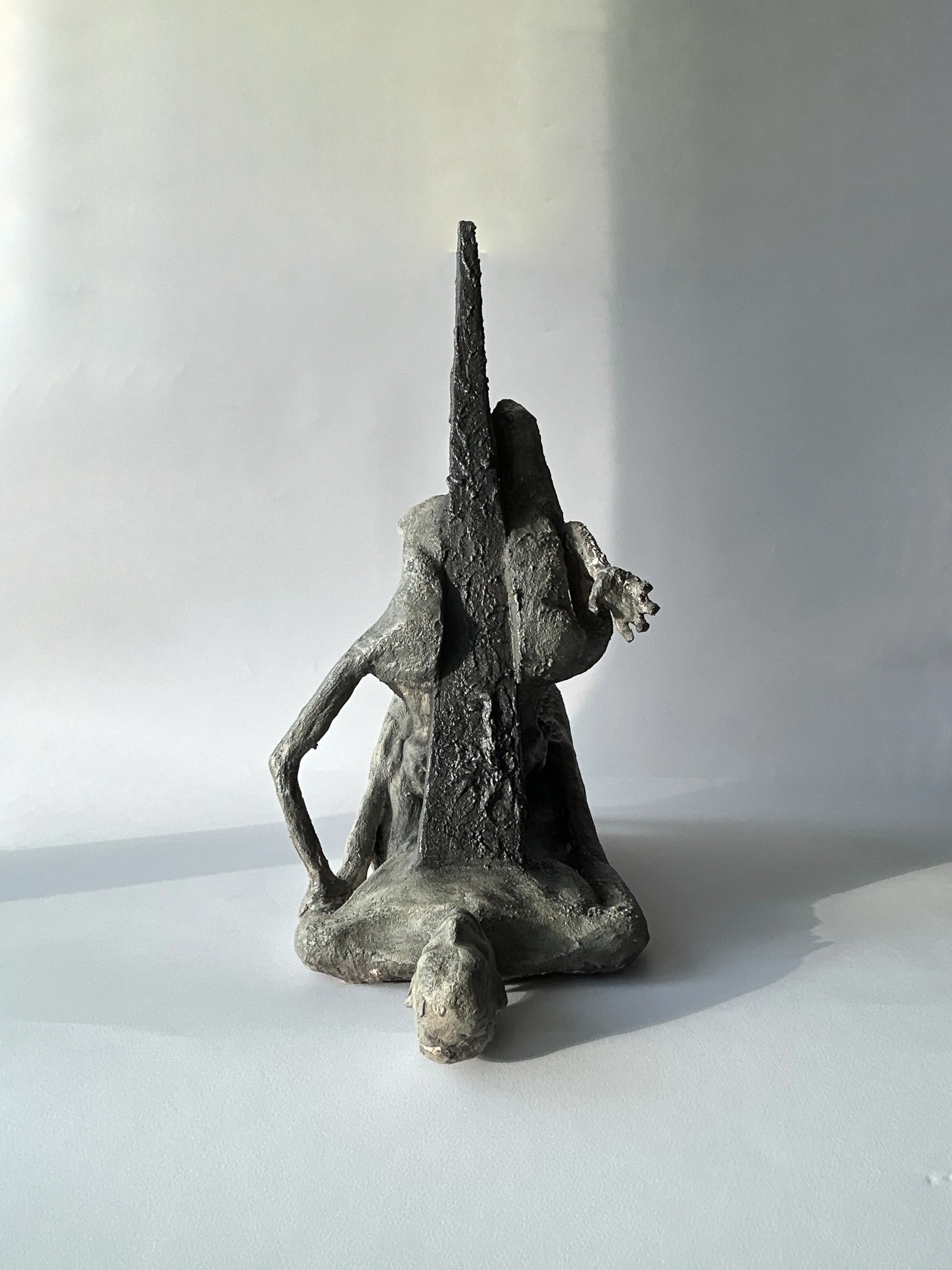 Image of Death by VITALIY KRASUTSKIY, made of Chamotte clay, glazes, Sculpture medium, from Lviv, part of the Series 1 series Photo 4 of 10.