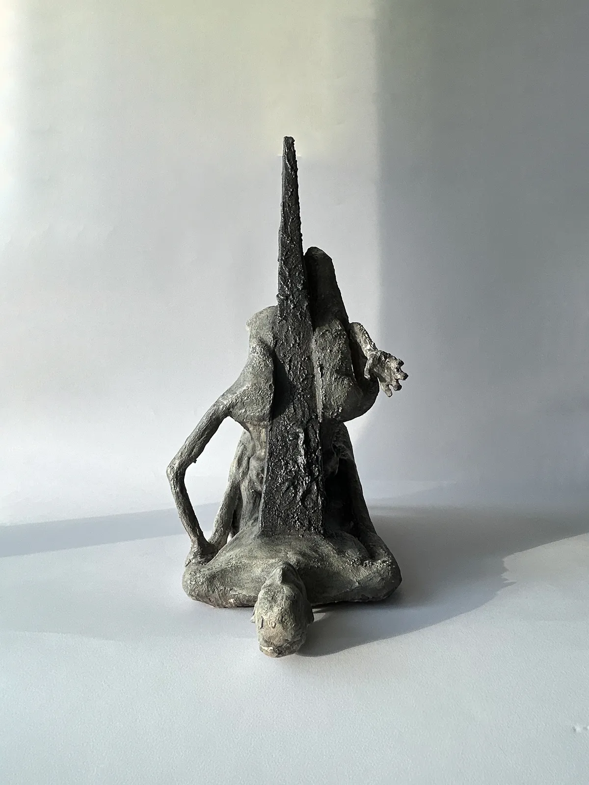 Image of Death by VITALIY KRASUTSKIY, made of Chamotte clay, glazes, Sculpture medium, from Lviv, part of the Series 1 series Photo 4 of 10.