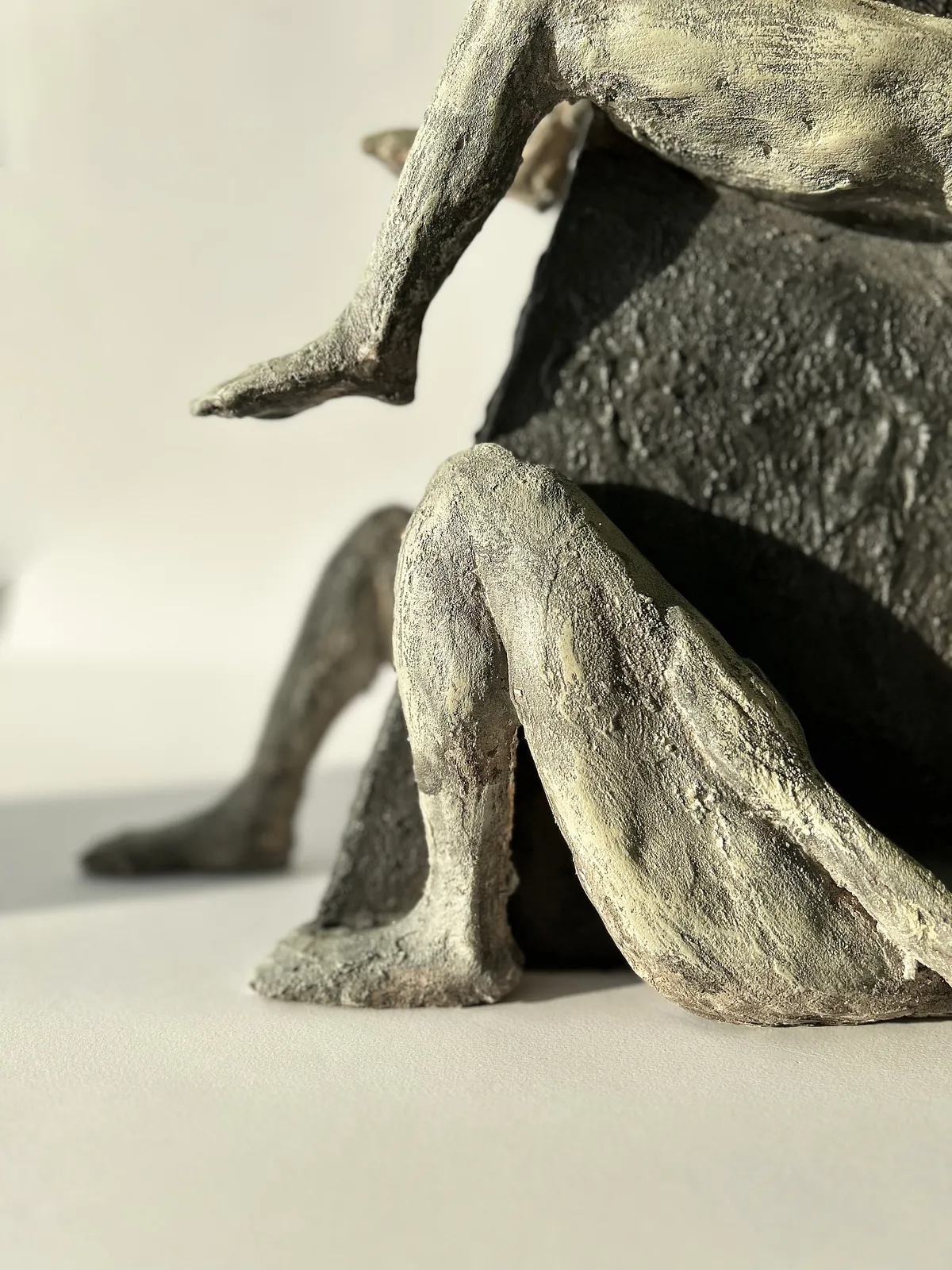 Image of Death by VITALIY KRASUTSKIY, made of Chamotte clay, glazes, Sculpture medium, from Lviv, part of the Series 1 series Photo 7 of 10.