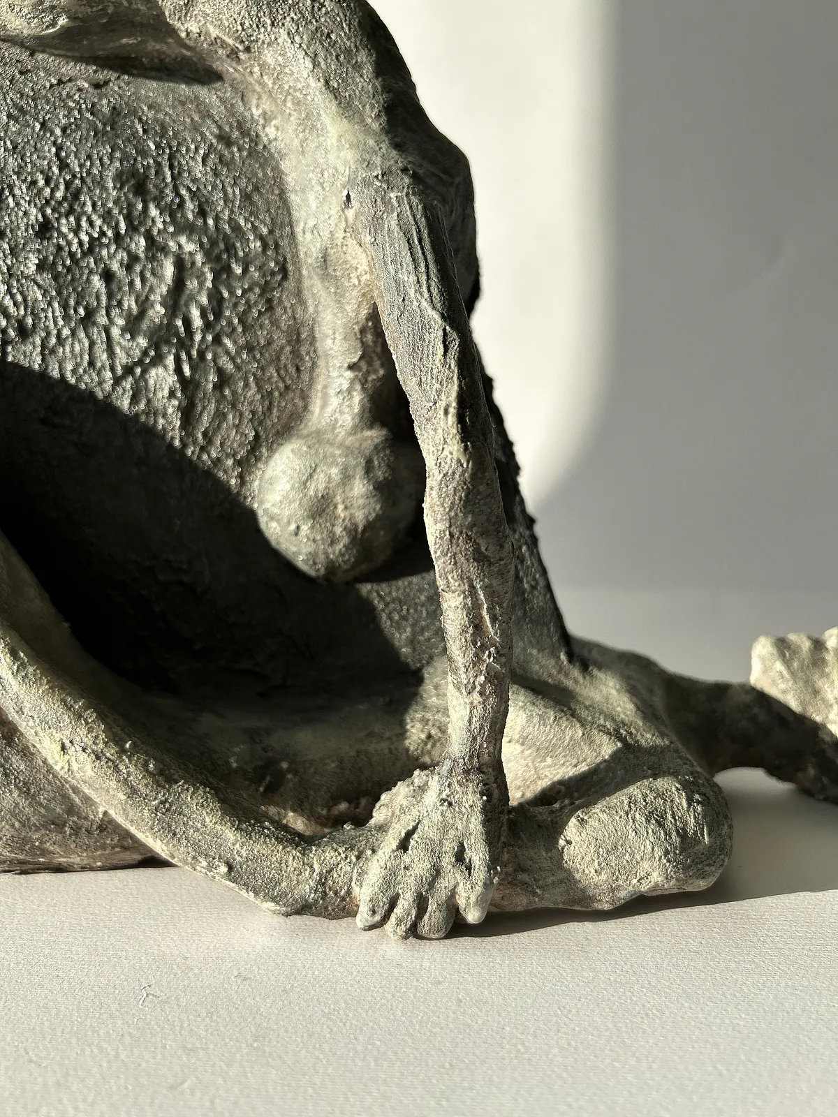 Image of Death by VITALIY KRASUTSKIY, made of Chamotte clay, glazes, Sculpture medium, from Lviv, part of the Series 1 series Photo 8 of 10.