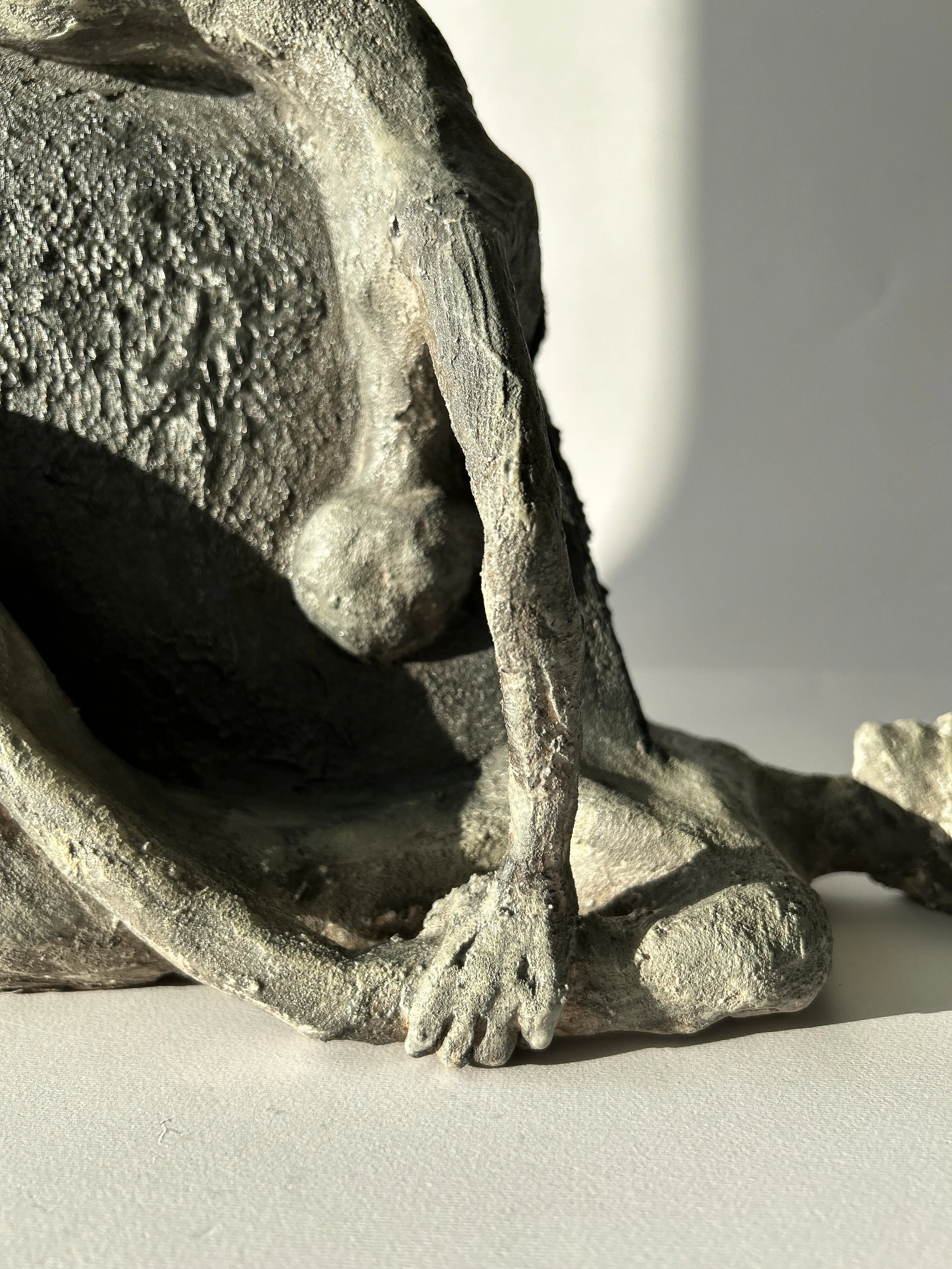 Image of Death by VITALIY KRASUTSKIY, made of Chamotte clay, glazes, Sculpture medium, from Lviv, part of the Series 1 series Photo 8 of 10.