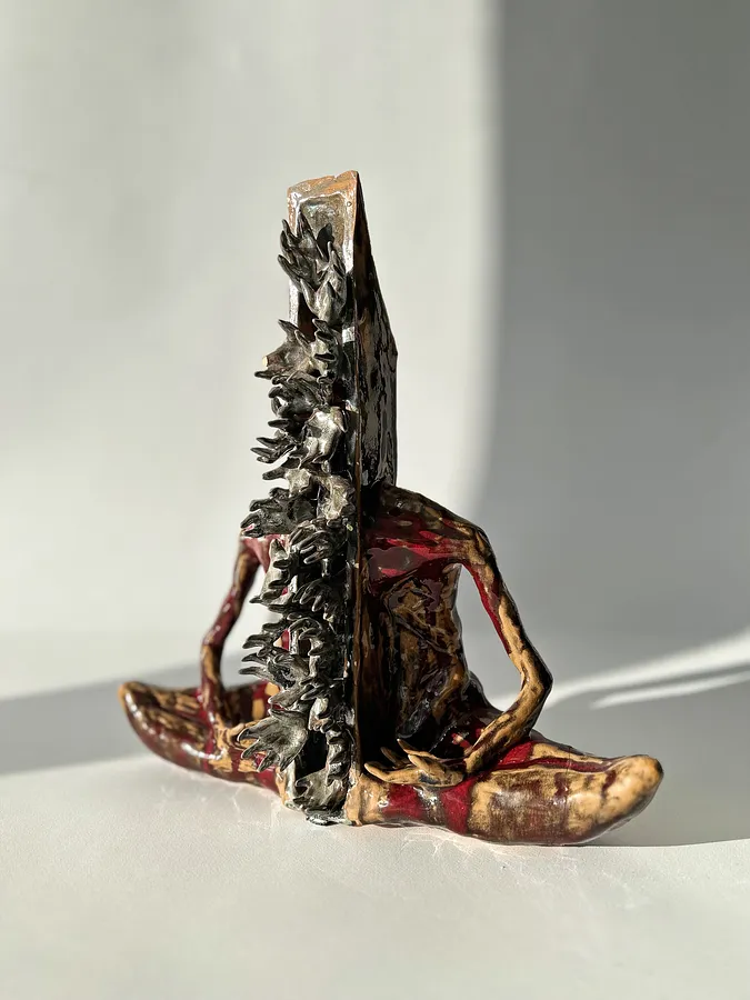 Image of Страх by VITALIY KRASUTSKIY, size: 33х33х12, Sculpture medium, part of the Series 1 series Photo 1 of 10.