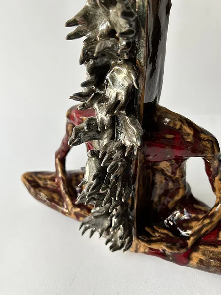 Image of Страх by VITALIY KRASUTSKIY, size: 33х33х12, Sculpture medium, part of the Series 1 series Photo 3 of 10.