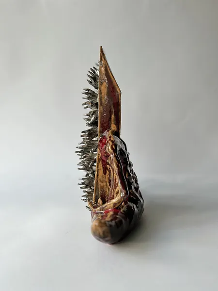 Image of Страх by VITALIY KRASUTSKIY, size: 33х33х12, Sculpture medium, part of the Series 1 series Photo 4 of 10.