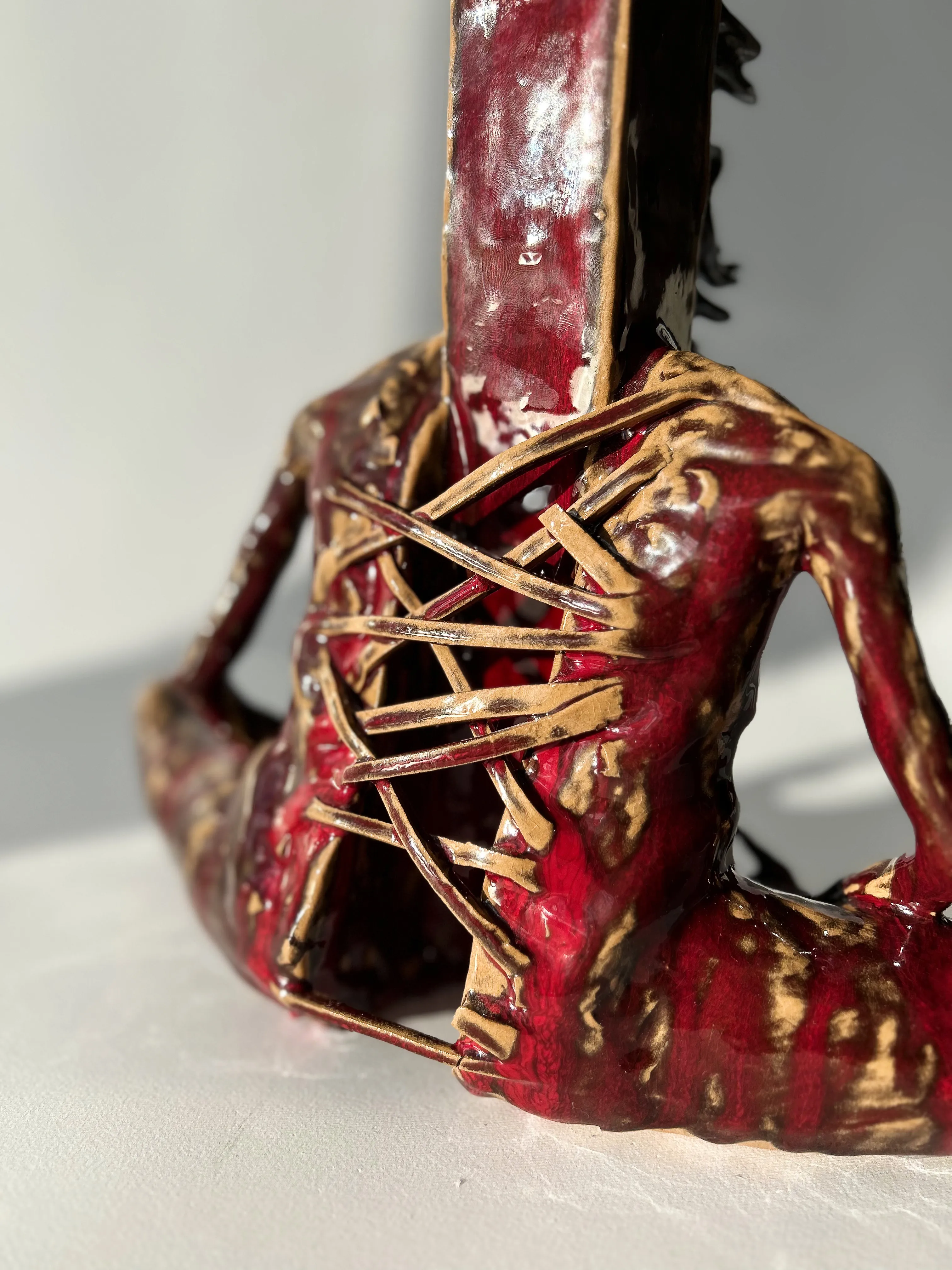 Image of Страх by VITALIY KRASUTSKIY, size: 33х33х12, Sculpture medium, part of the Series 1 series Photo 6 of 10.