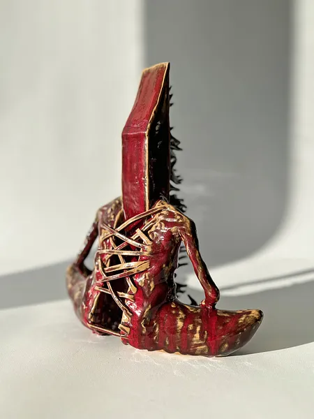 Image of Страх by VITALIY KRASUTSKIY, size: 33х33х12, Sculpture medium, part of the Series 1 series Photo 7 of 10.