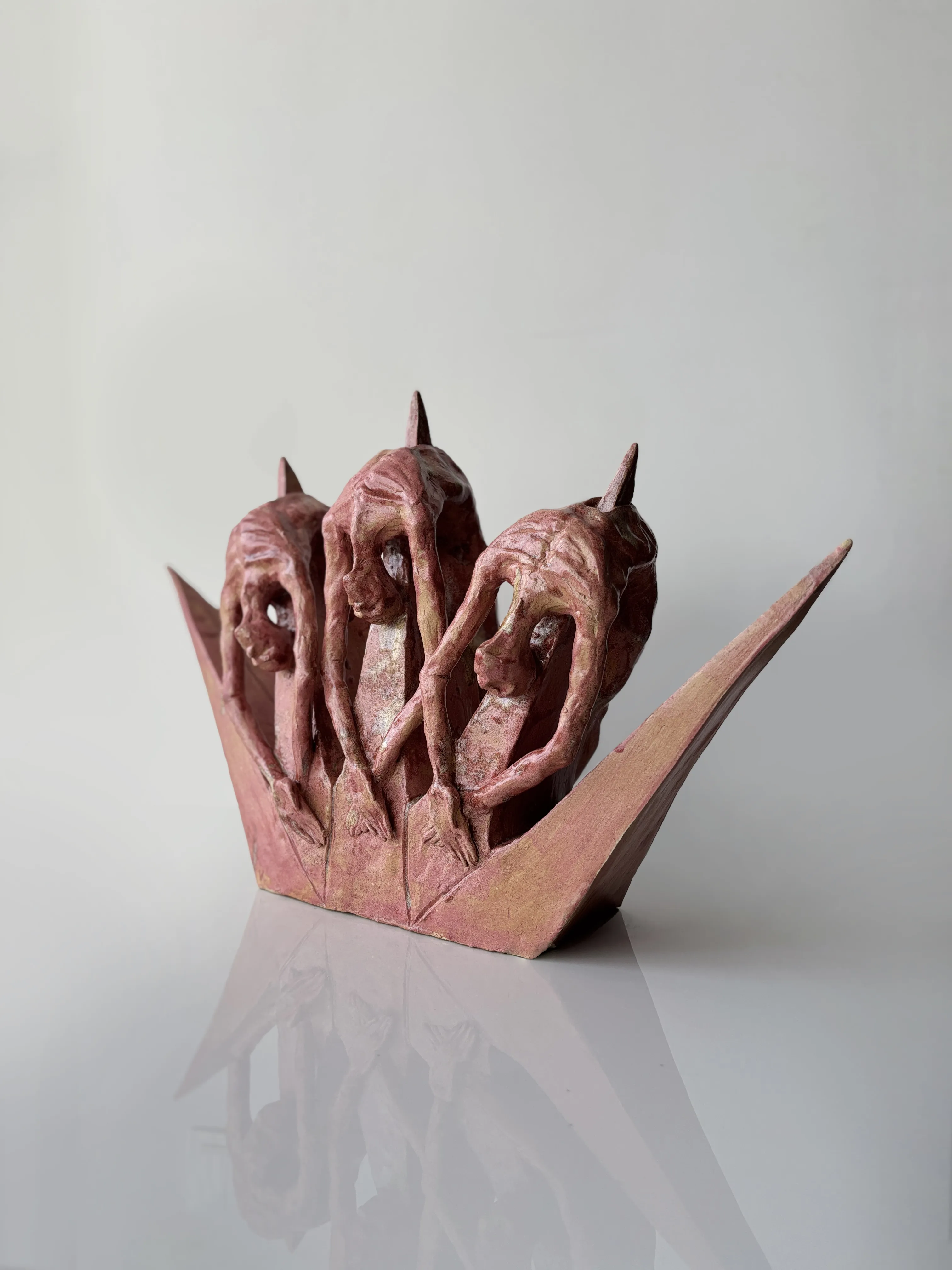 Image of Crown by VITALIY KRASUTSKIY, made of Chamotte clay, glazes, Sculpture medium, from Lviv, part of the Series 1 series, priced at €2000 (≈ 103,061 грн) Photo 1 of 10.