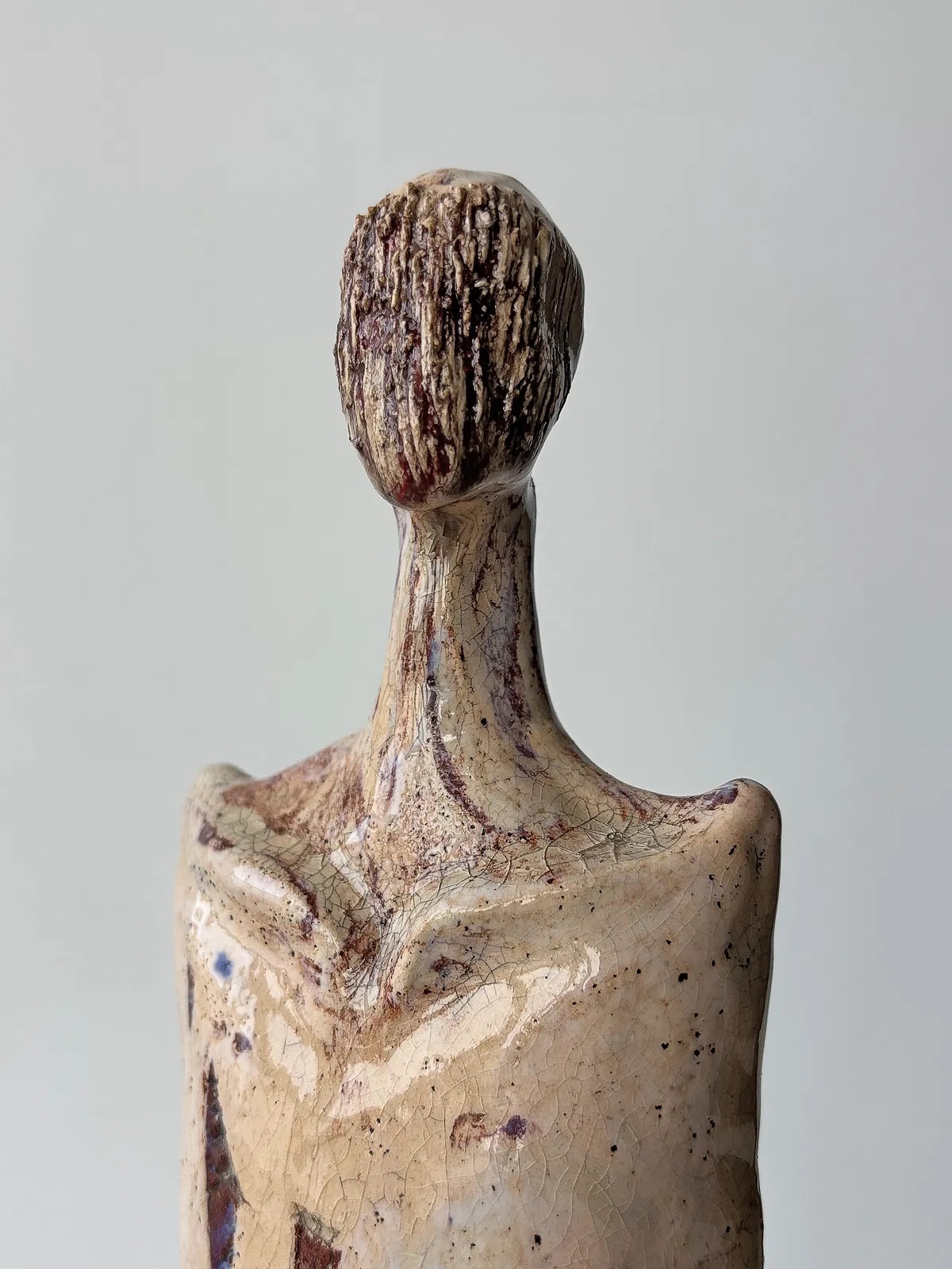 Image of Choice by VITALIY KRASUTSKIY, made of Chamotte clay, glazes, Sculpture medium, from Lviv, part of the Series 1 series Photo 2 of 8.