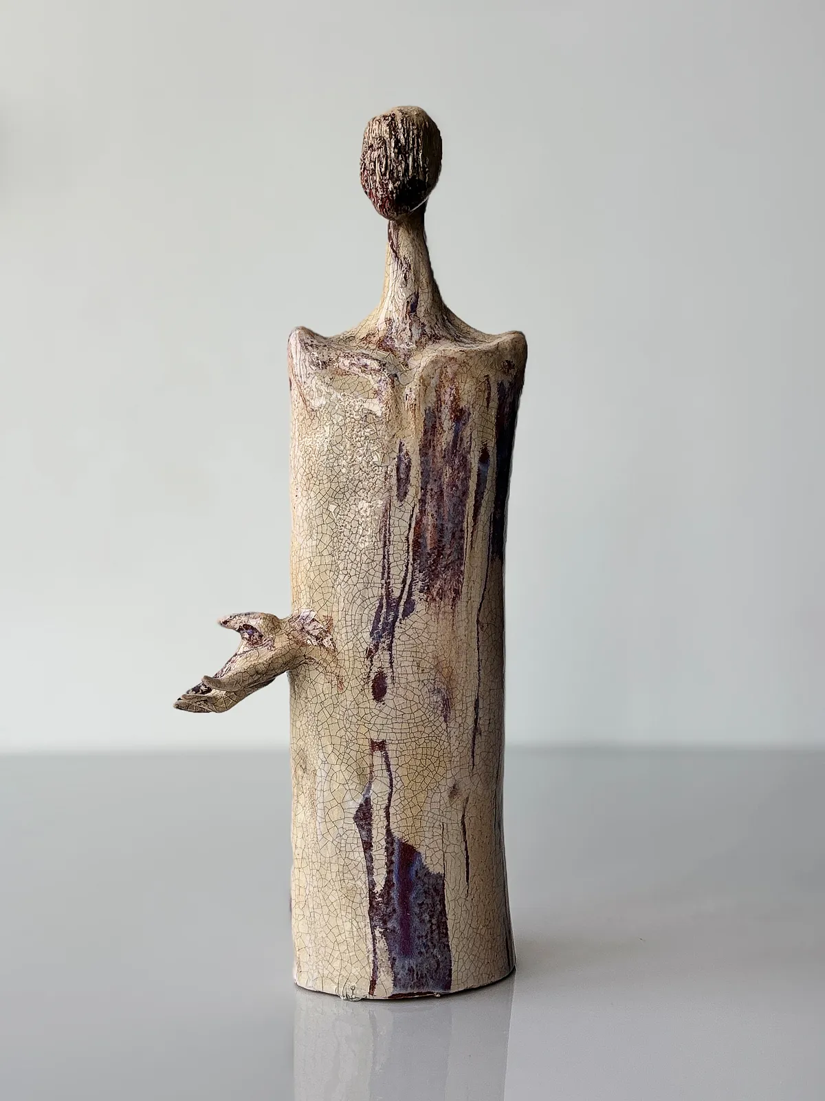 Image of Choice by VITALIY KRASUTSKIY, made of Chamotte clay, glazes, Sculpture medium, from Lviv, part of the Series 1 series Photo 7 of 8.