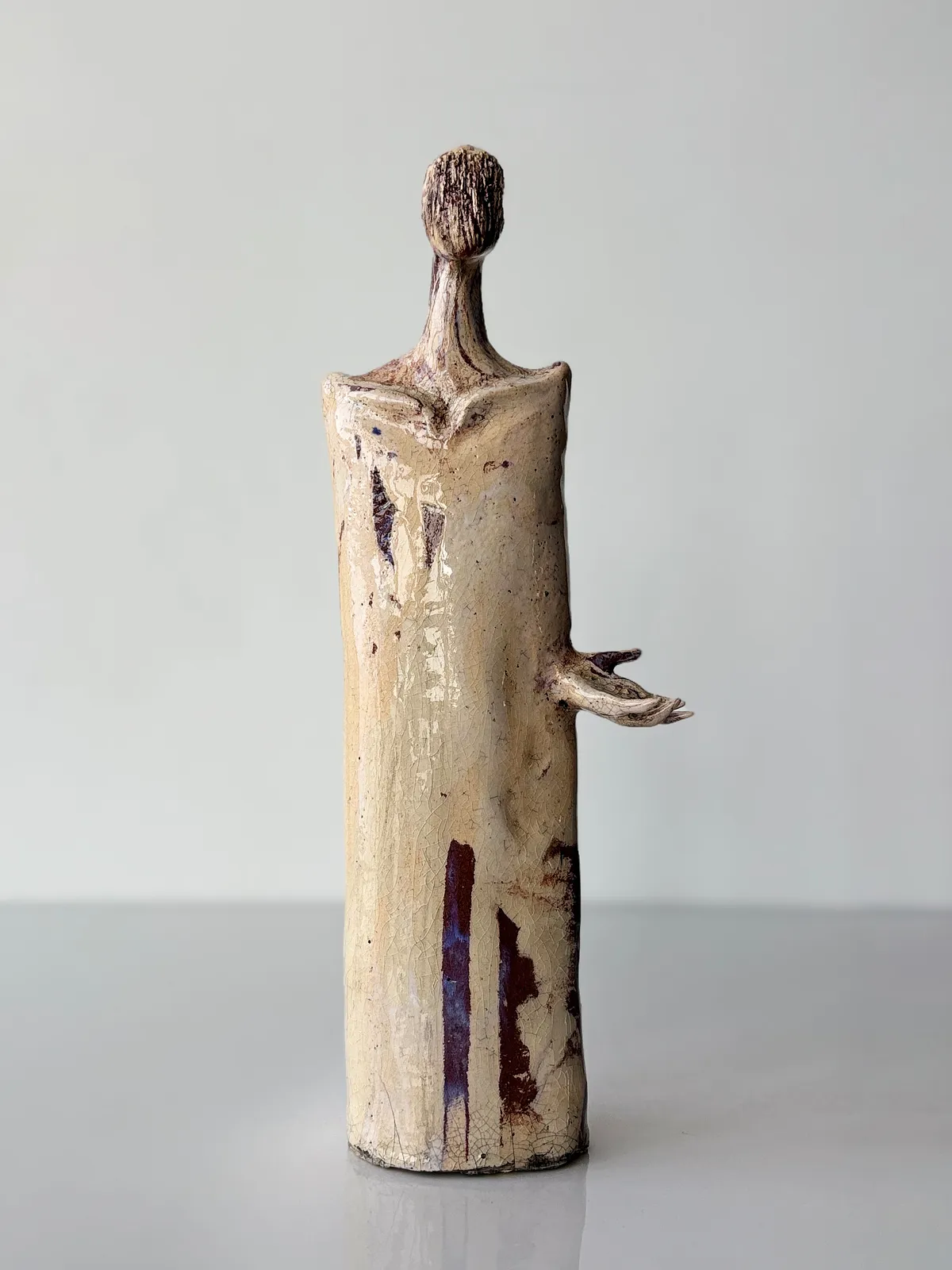 Image of Choice by VITALIY KRASUTSKIY, made of Chamotte clay, glazes, Sculpture medium, from Lviv, part of the Series 1 series Photo 8 of 8.