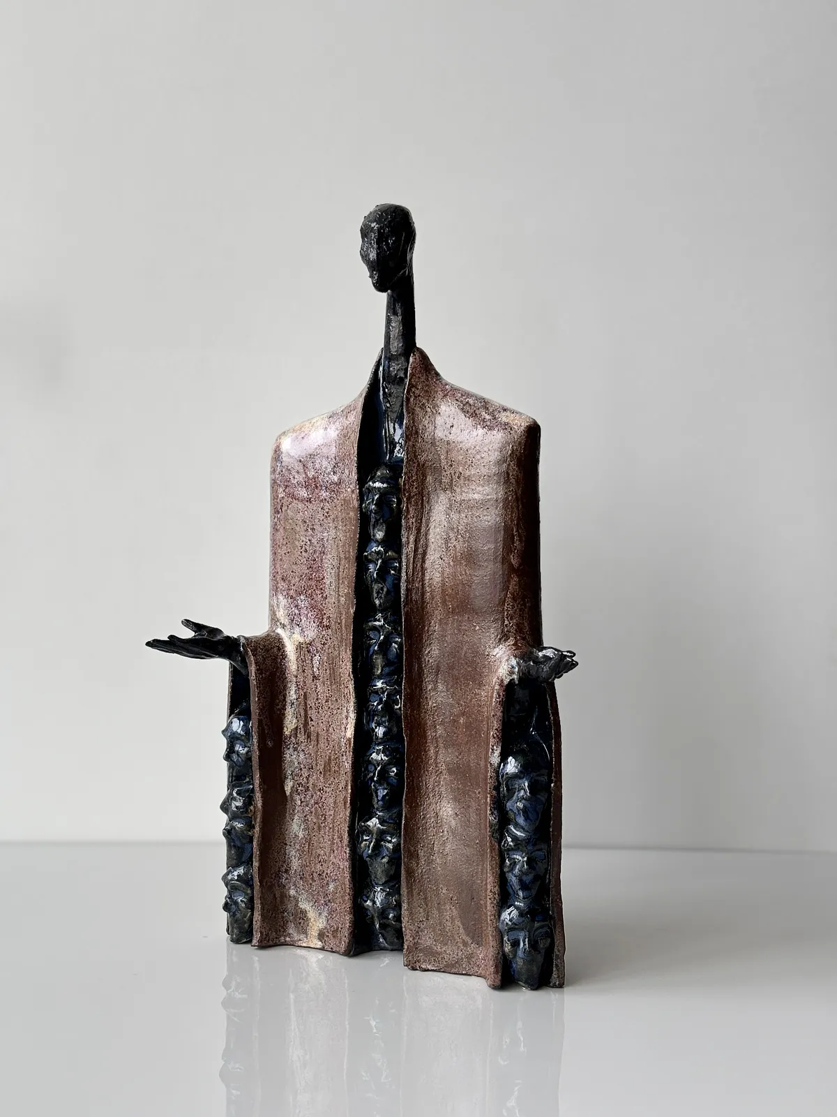 Image of Religion by VITALIY KRASUTSKIY, made of Chamotte clay, glazes, Sculpture medium, from Lviv, part of the Series 1 series Photo 1 of 10.