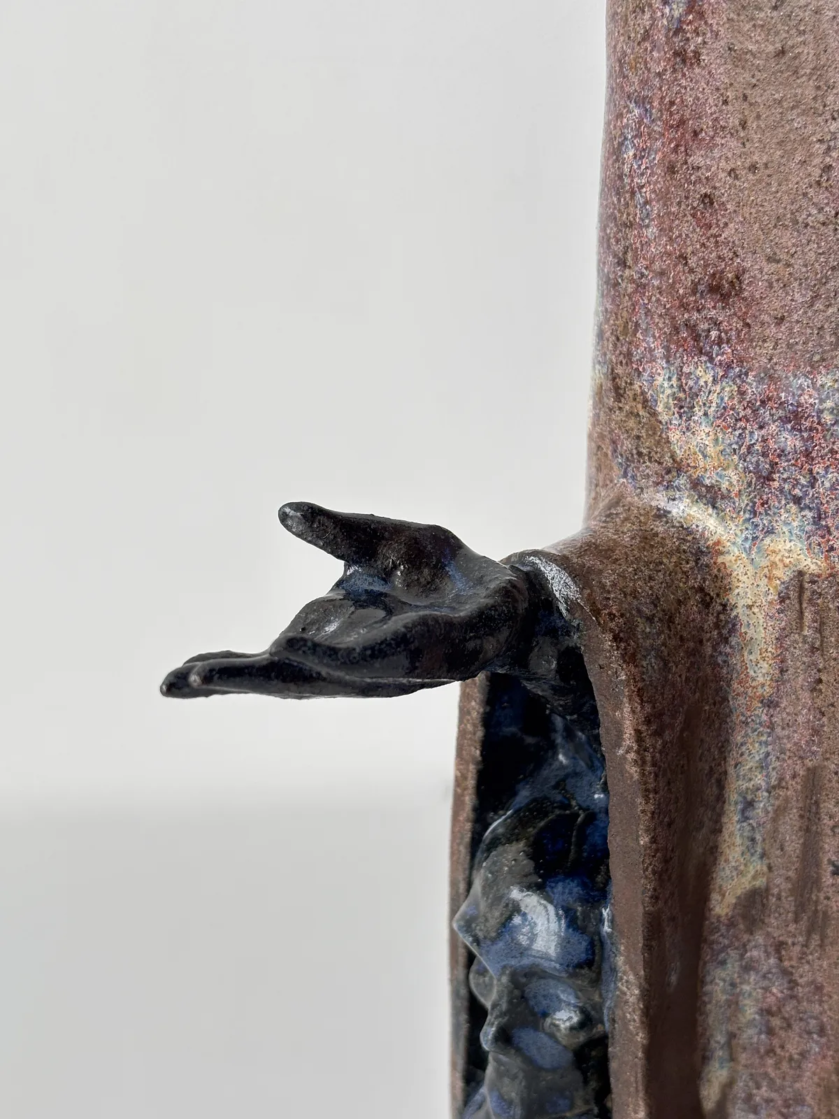 Image of Religion by VITALIY KRASUTSKIY, made of Chamotte clay, glazes, Sculpture medium, from Lviv, part of the Series 1 series Photo 8 of 10.