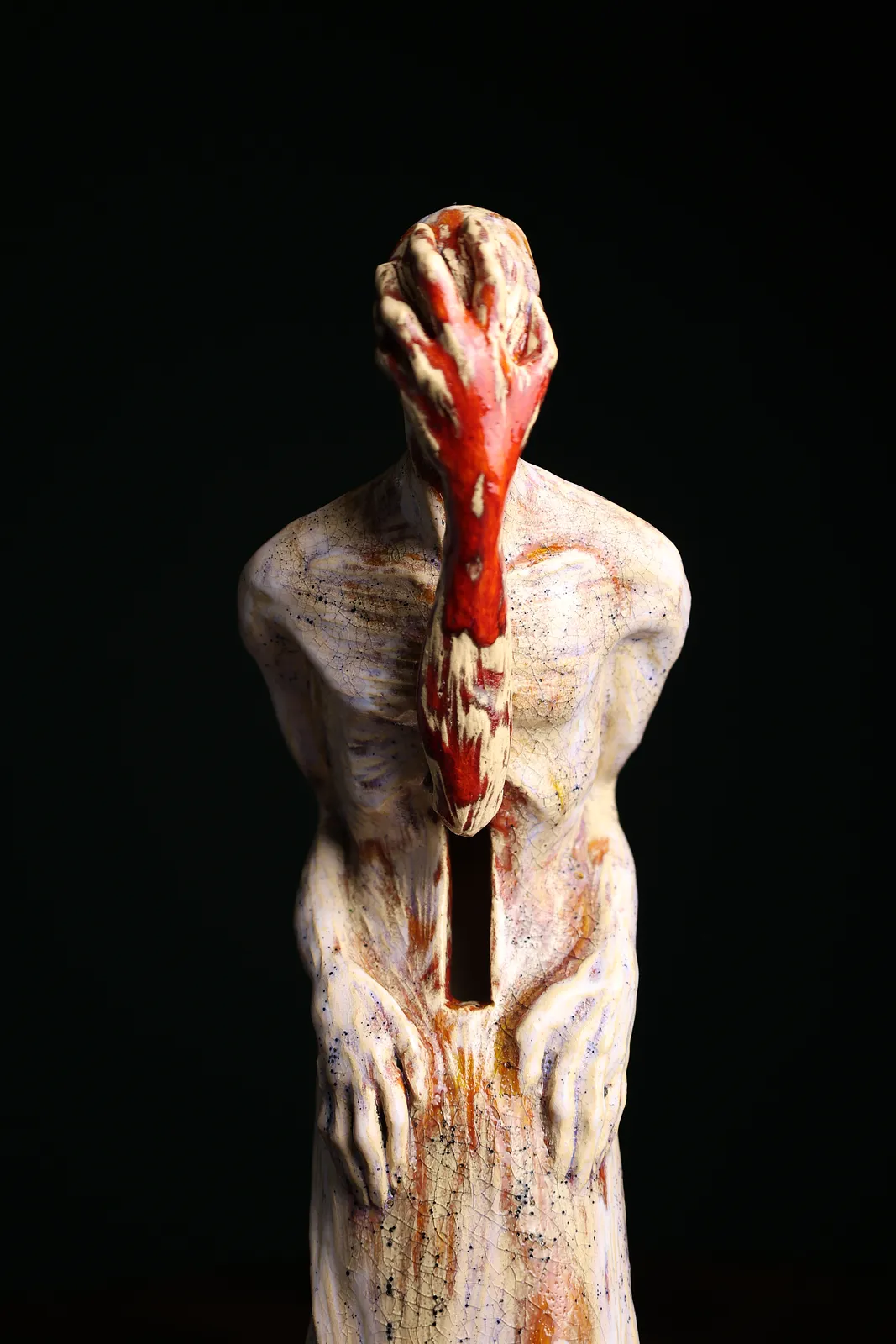 Image of From the void by VITALIY KRASUTSKIY, size: H=38 cm, made of Шамотна глина, поливи, from Львів, priced at €500 Photo 3 of 11.
