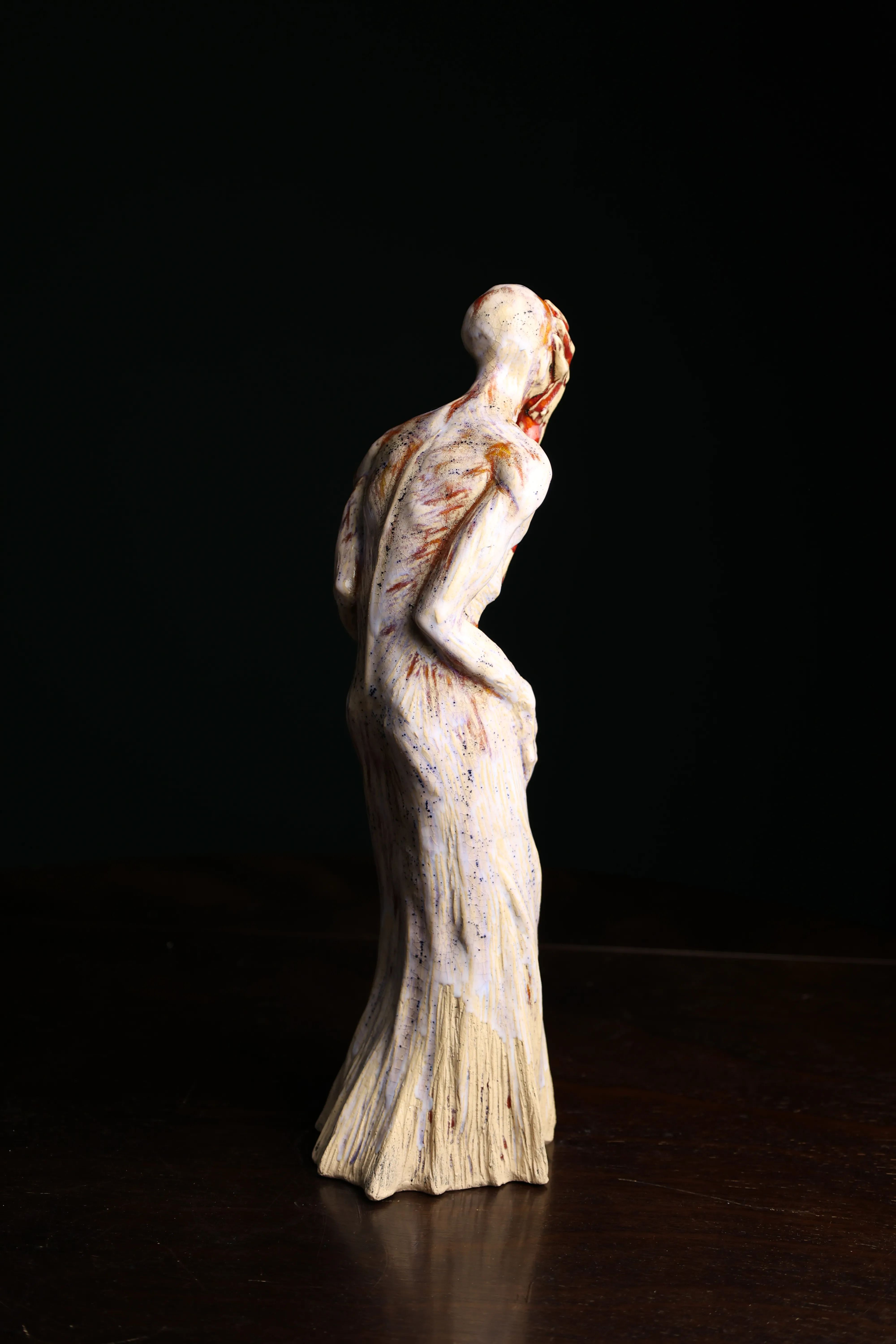 Image of From the void by VITALIY KRASUTSKIY, size: H=38 cm, made of Шамотна глина, поливи, Sculpture medium, from Львів, priced at €1000 (≈ 51,771 грн) Photo 4 of 11.