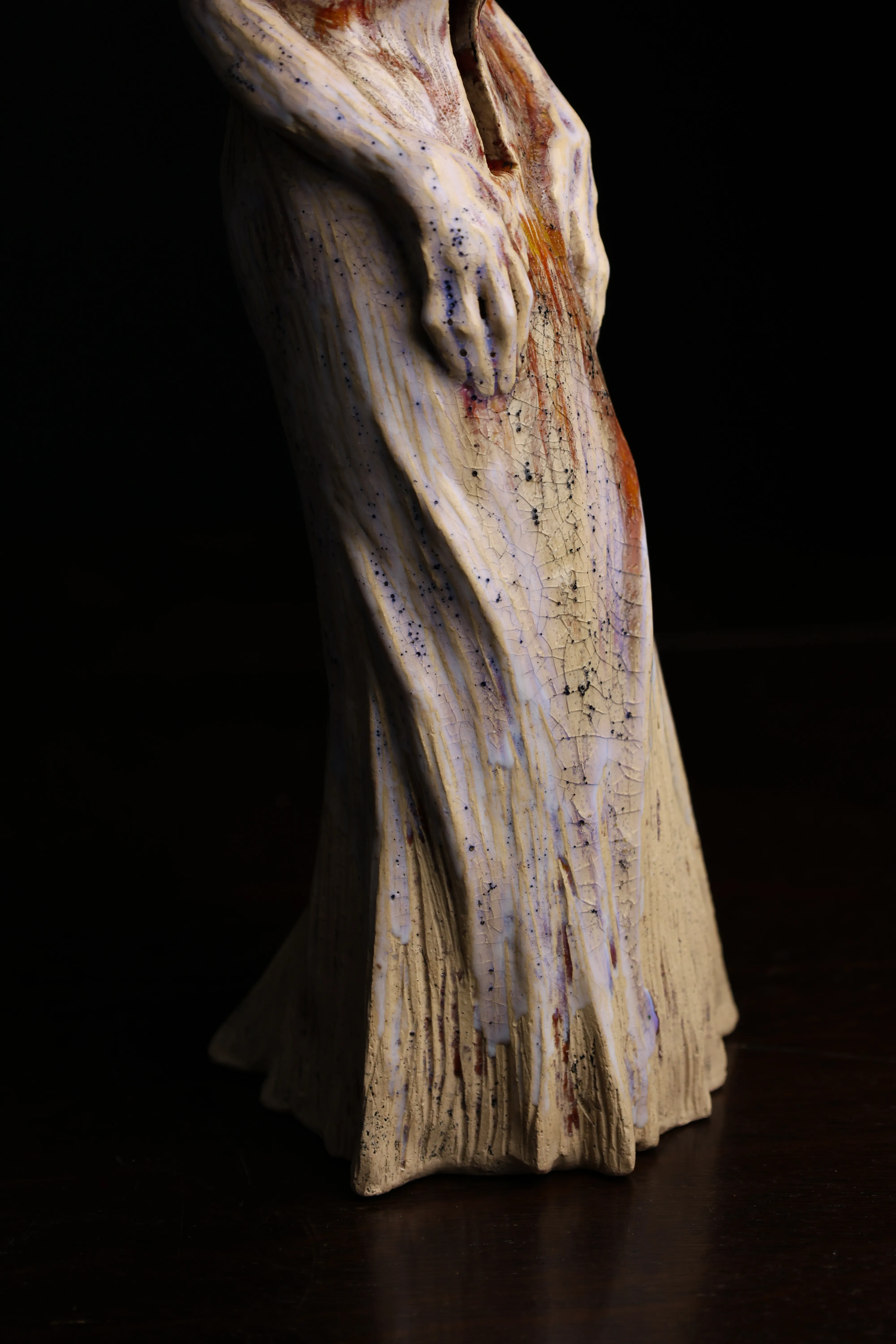 Image of From the void by VITALIY KRASUTSKIY, size: H=38 cm, made of Шамотна глина, поливи, Sculpture medium, from Львів, priced at €1000 (≈ 51,771 грн) Photo 7 of 11.