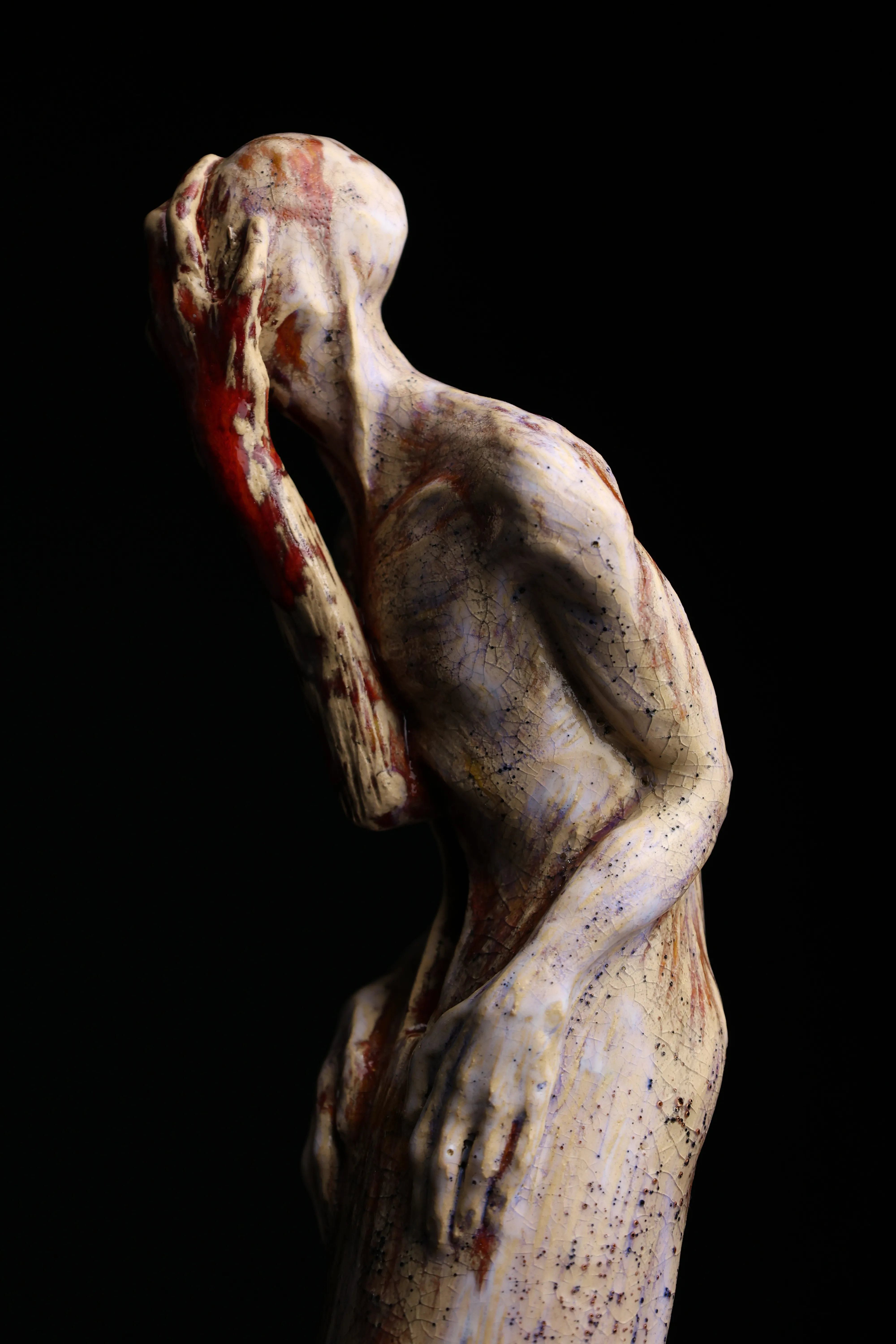 Image of From the void by VITALIY KRASUTSKIY, size: H=38 cm, made of Шамотна глина, поливи, Sculpture medium, from Львів, priced at €1000 (≈ 51,771 грн) Photo 10 of 11.