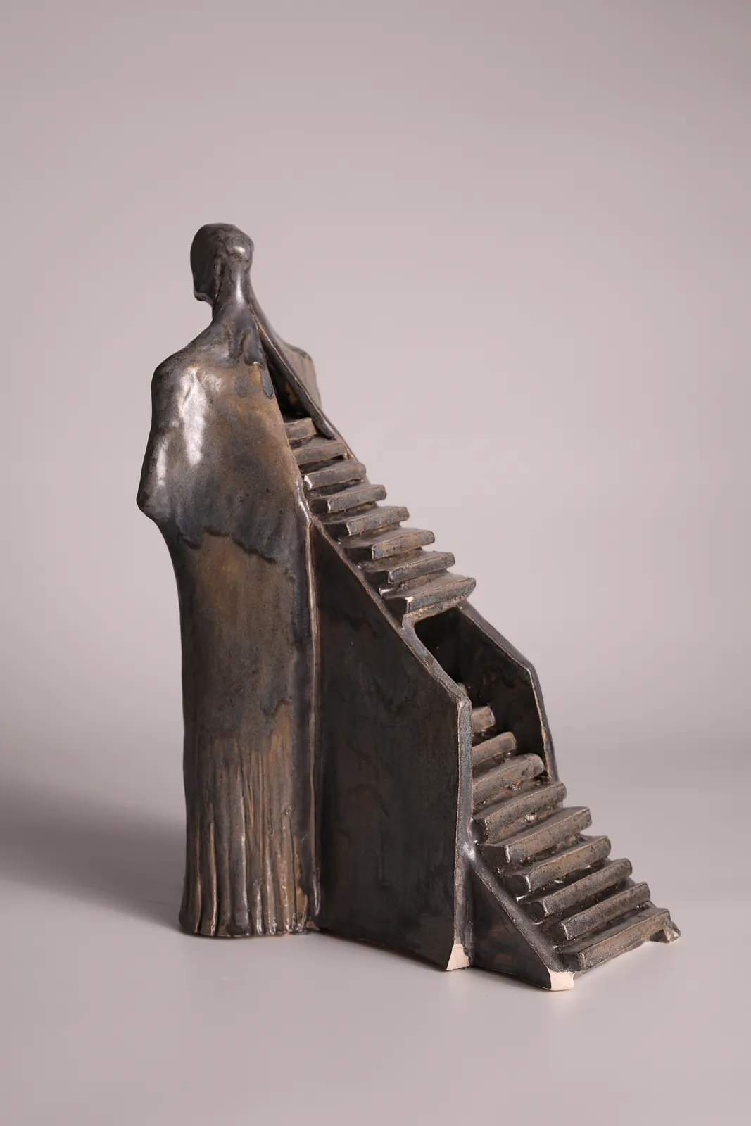 Image of Inside by VITALIY KRASUTSKIY, size: 35x30 cm, made of Шамотна глина, поливи, Sculpture medium, from Львів, part of the Series 1 series, priced at €400 Photo 5 of 11.
