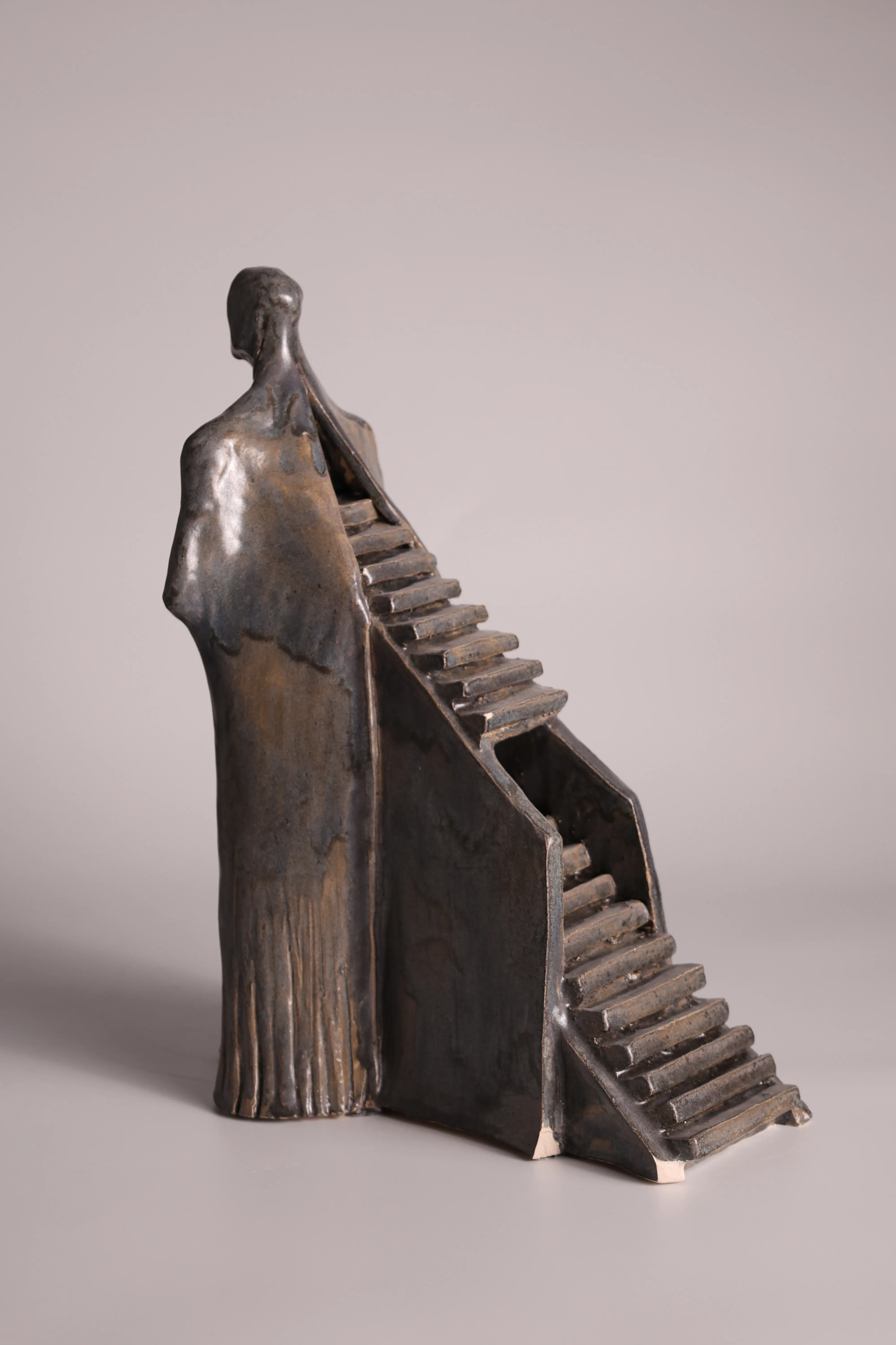 Image of Inside by VITALIY KRASUTSKIY, size: 35x30 cm, made of Шамотна глина, поливи, Sculpture medium, from Львів, part of the Series 1 series Photo 5 of 11.