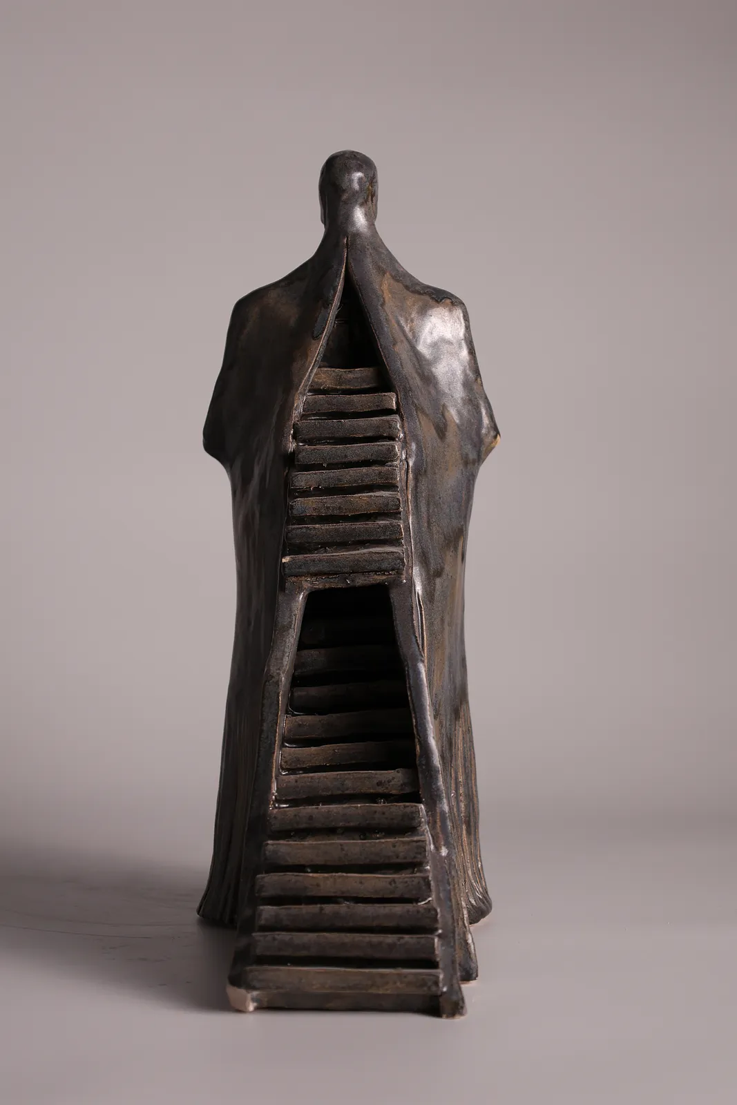 Image of Inside by VITALIY KRASUTSKIY, size: 35x30 cm, made of Шамотна глина, поливи, Sculpture medium, from Львів, part of the Series 1 series, priced at €400 Photo 6 of 11.