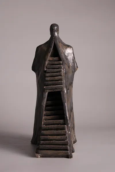 Image of Inside by VITALIY KRASUTSKIY, size: 35x30 cm, made of Шамотна глина, поливи, Sculpture medium, from Львів, part of the Series 1 series, priced at €400 Photo 6 of 11.