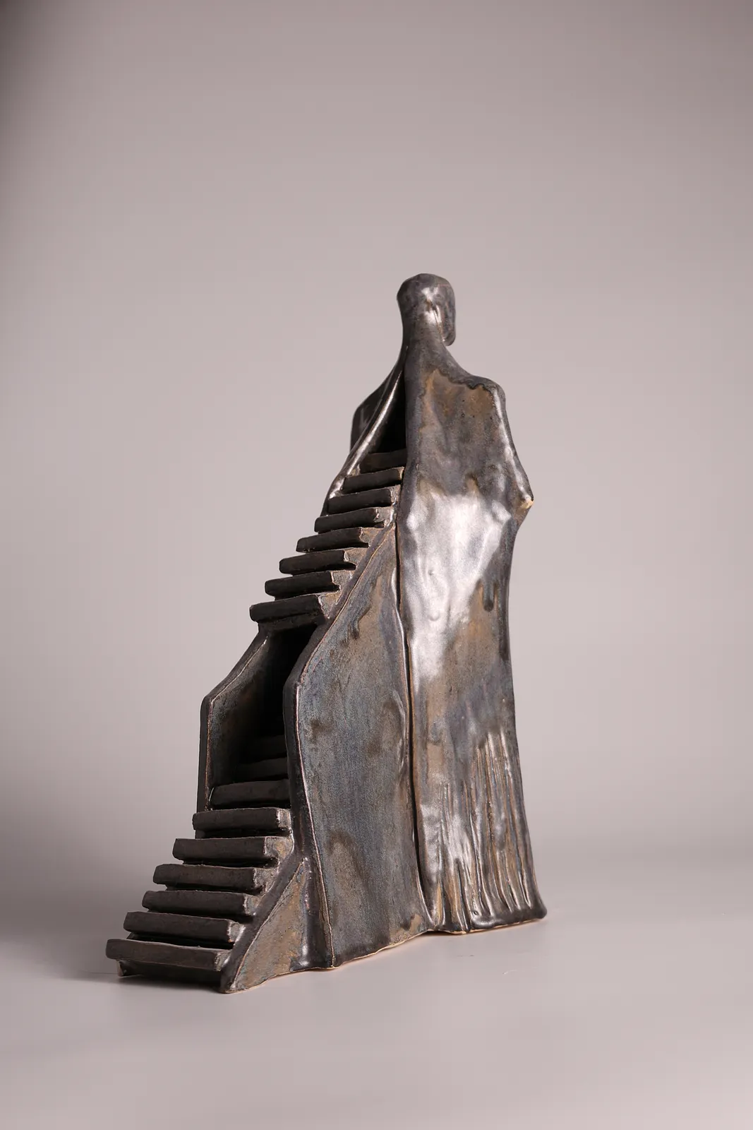 Image of Inside by VITALIY KRASUTSKIY, size: 35x30 cm, made of Шамотна глина, поливи, Sculpture medium, from Львів, part of the Series 1 series, priced at €400 Photo 7 of 11.