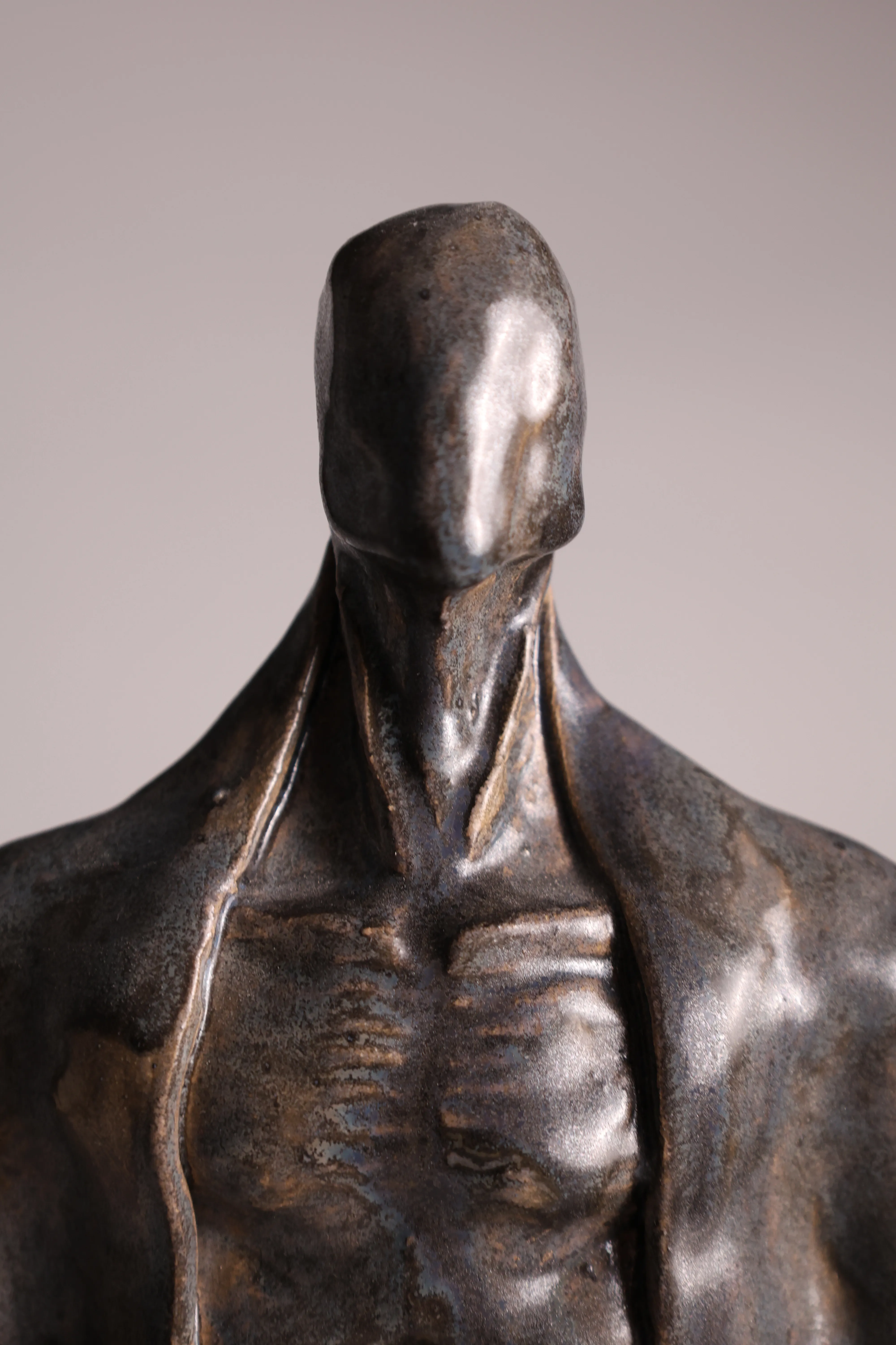 Image of Inside by VITALIY KRASUTSKIY, size: 35x30 cm, made of Шамотна глина, поливи, Sculpture medium, from Львів, part of the Series 1 series Photo 9 of 11.