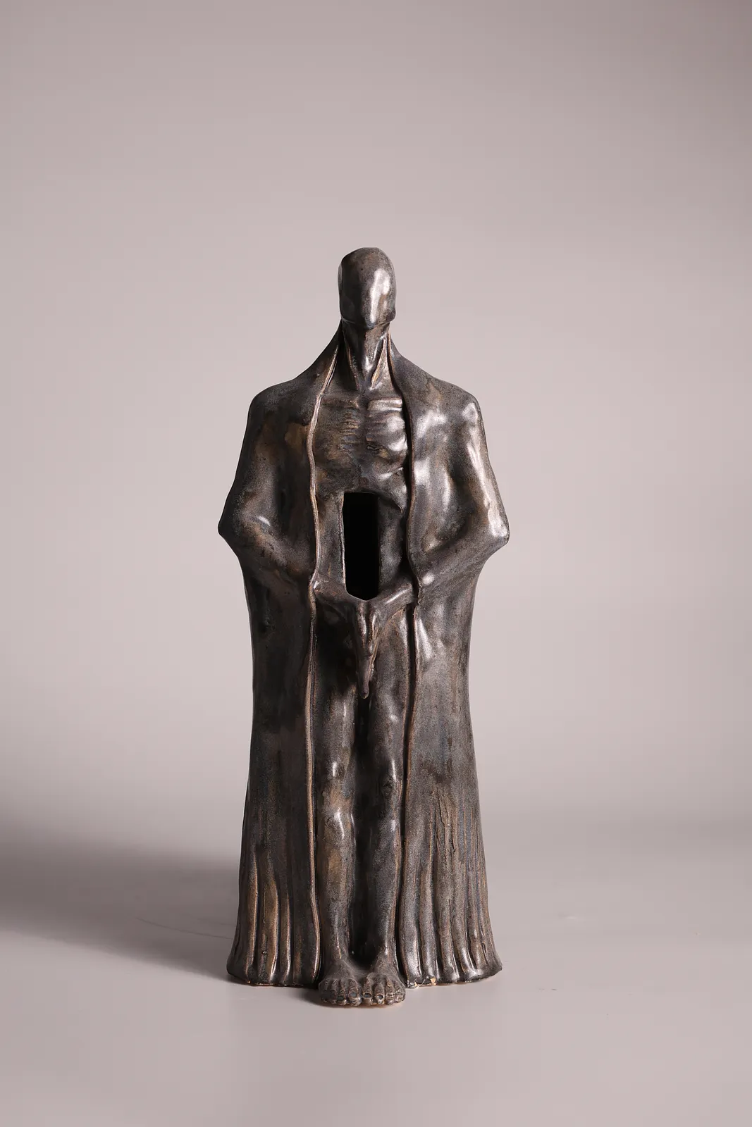 Image of Inside by VITALIY KRASUTSKIY, size: 35x30 cm, made of Шамотна глина, поливи, Sculpture medium, from Львів, part of the Series 1 series, priced at €400 Photo 2 of 11.