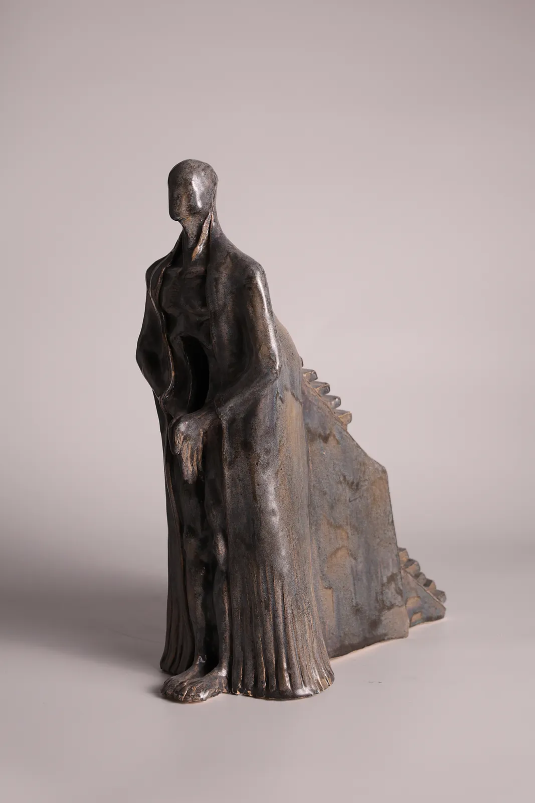 Image of Inside by VITALIY KRASUTSKIY, size: 35x30 cm, made of Шамотна глина, поливи, Sculpture medium, from Львів, part of the Series 1 series, priced at €400 Photo 4 of 11.