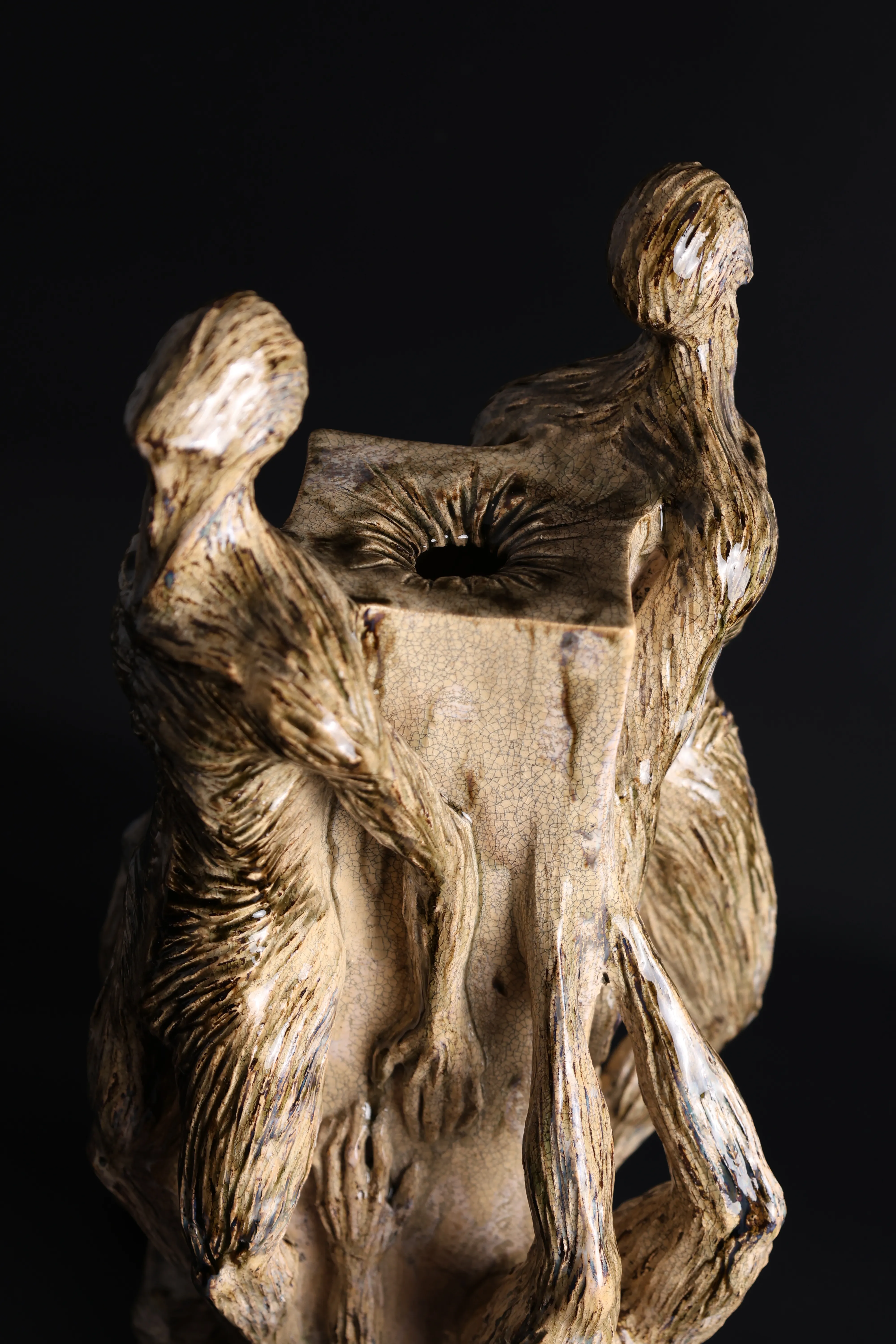 Image of Fundation by VITALIY KRASUTSKIY, size: H=46cm, made of Шамотна глина, поливи, Sculpture medium, from Lviv, priced at €1200 Photo 10 of 12.