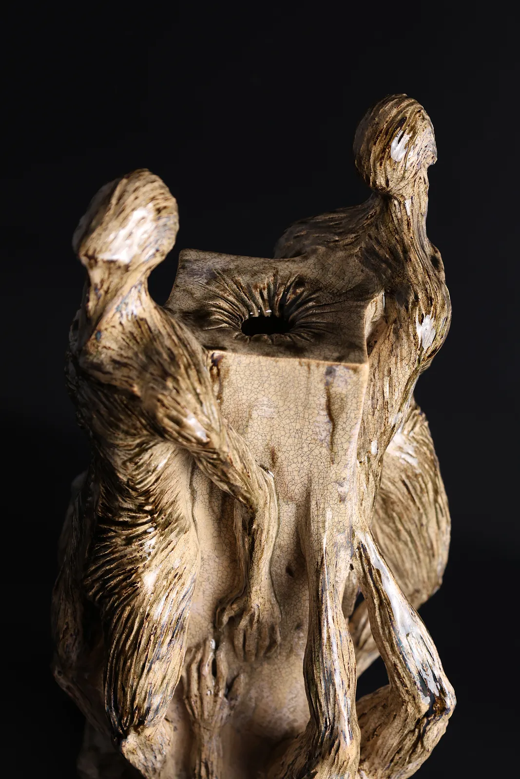 Image of Fundation by VITALIY KRASUTSKIY, size: H=46cm, made of Шамотна глина, поливи, Sculpture medium, from Lviv, priced at €1200 Photo 10 of 12.