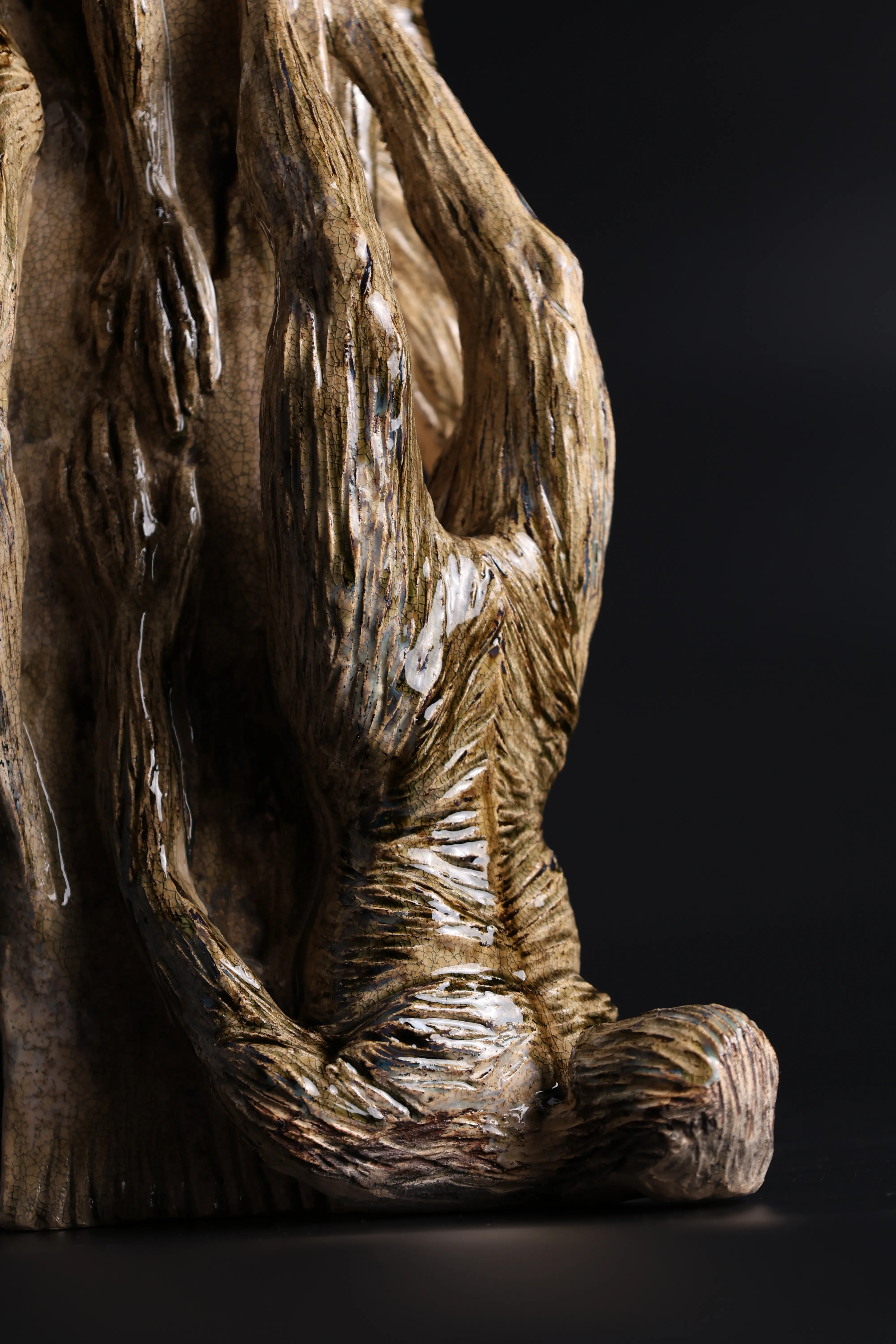 Image of Fundation by VITALIY KRASUTSKIY, size: H=46cm, made of Шамотна глина, поливи, Sculpture medium, from Lviv, priced at €1200 Photo 9 of 12.
