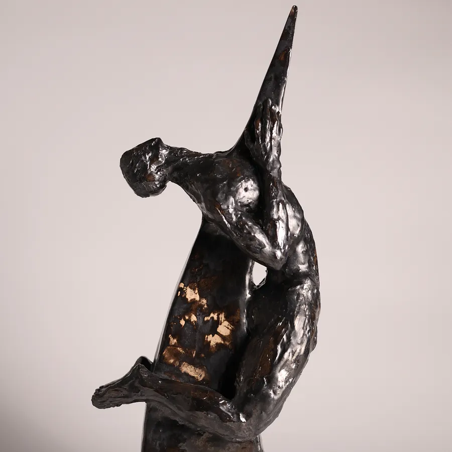 Image of Шпиль by VITALIY KRASUTSKIY, size: H=45 cm, made of Шамотна глина, поливи, Sculpture medium, from Львів, part of the Series 1 series