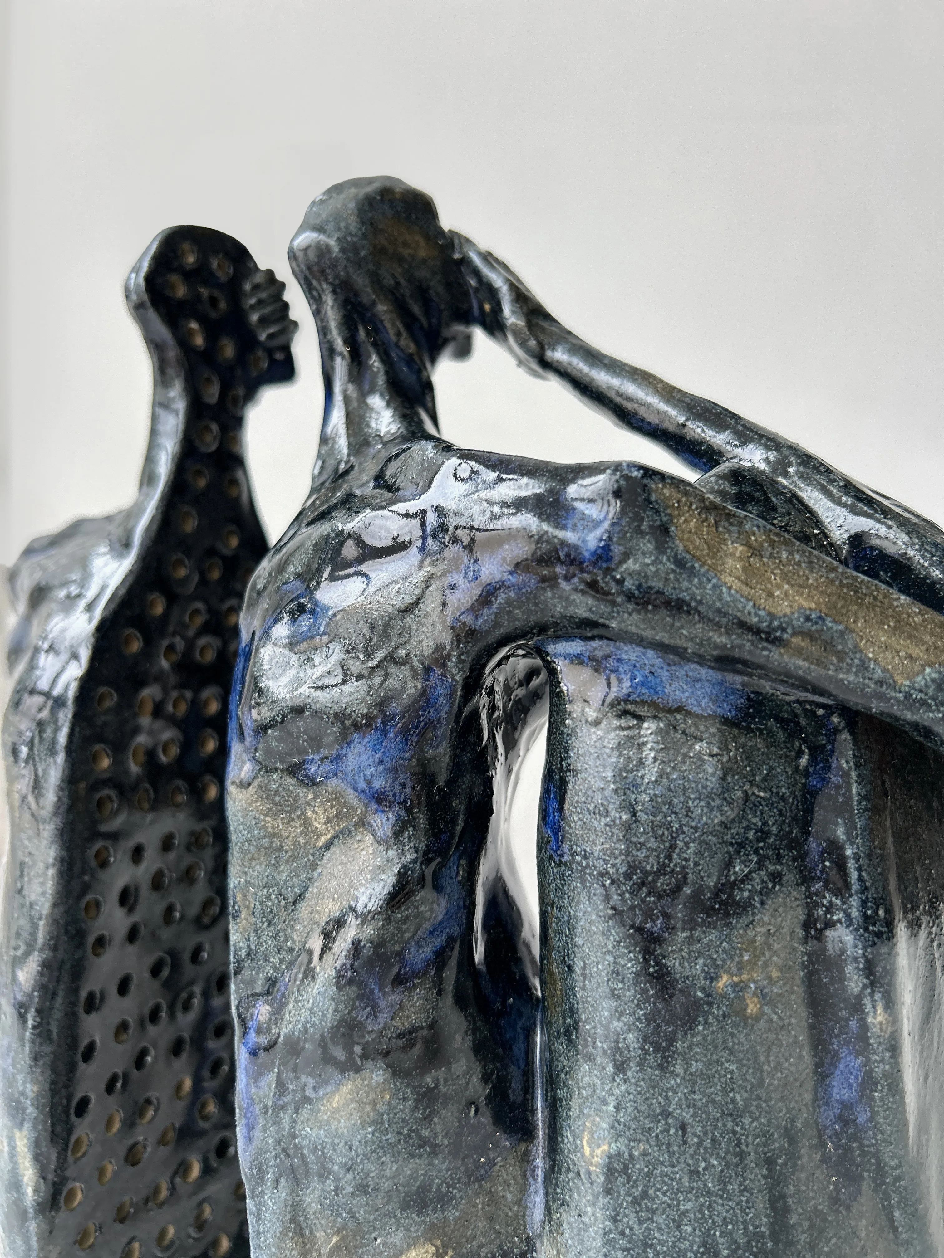Image of Divided by VITALIY KRASUTSKIY, made of Chamotte clay, glazes, Sculpture medium, from Lviv, part of the Series 1 series Photo 7 of 9.