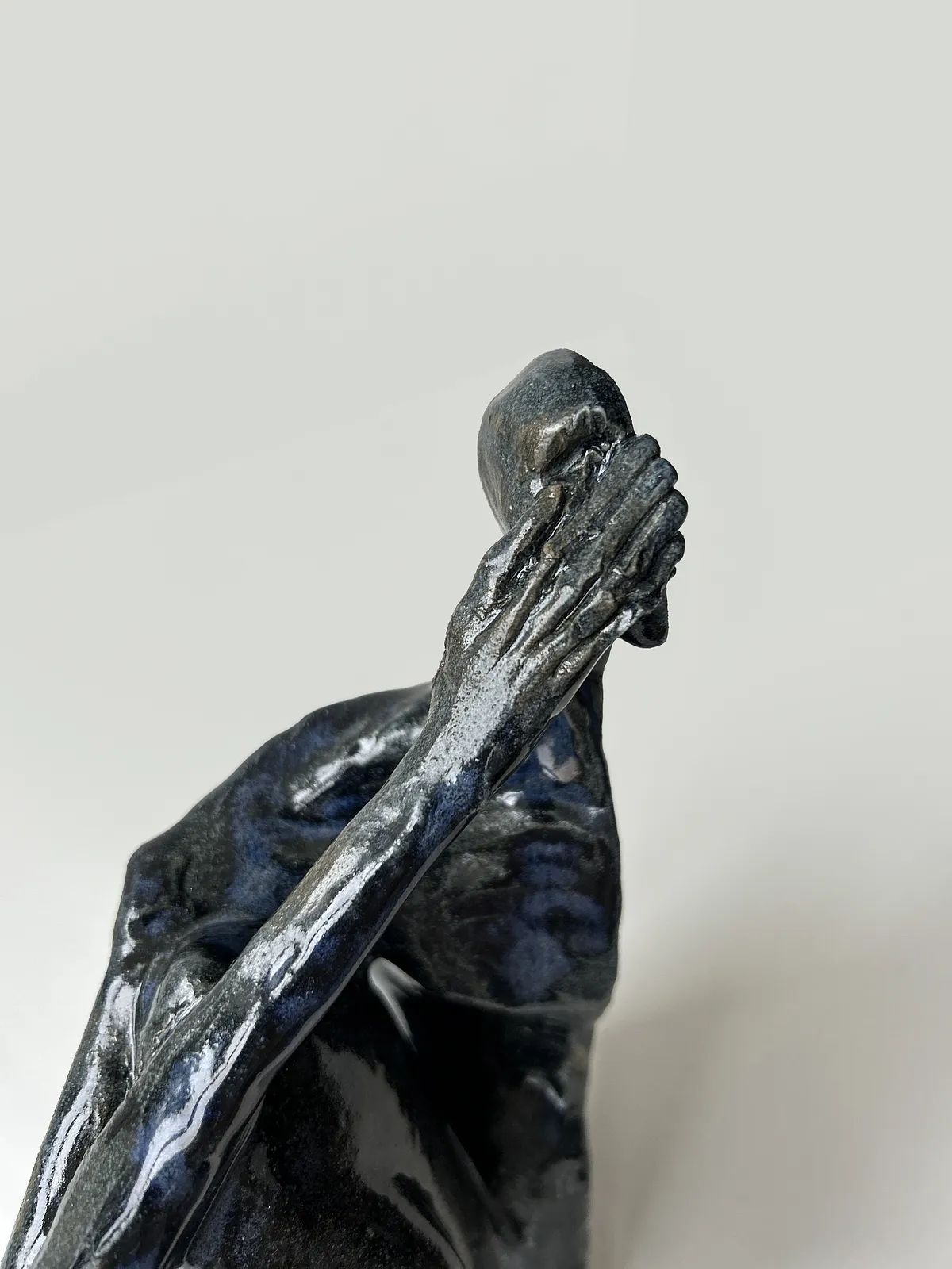 Image of Divided by VITALIY KRASUTSKIY, made of Chamotte clay, glazes, Sculpture medium, from Lviv, part of the Series 1 series Photo 8 of 9.