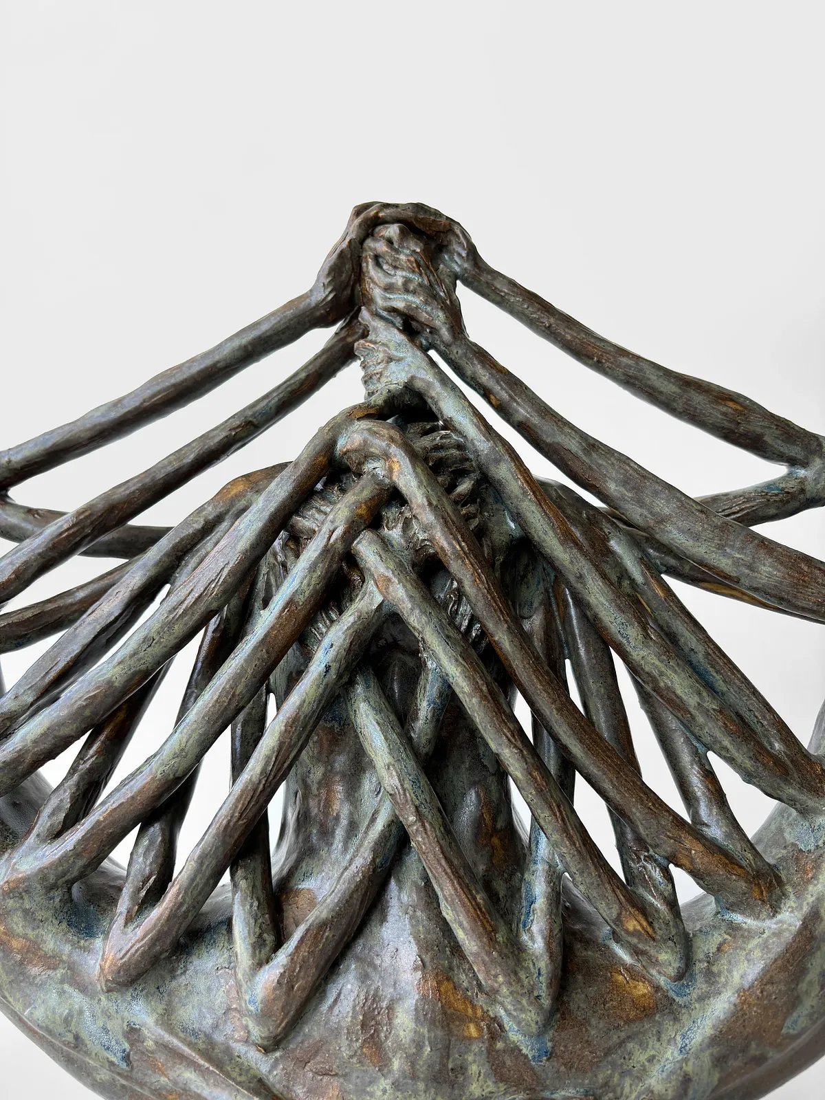 Image of Pressure by VITALIY KRASUTSKIY, made of Chamotte clay, ceramic glazes, Sculpture medium, from Lviv, part of the Series 1 series Photo 8 of 11.